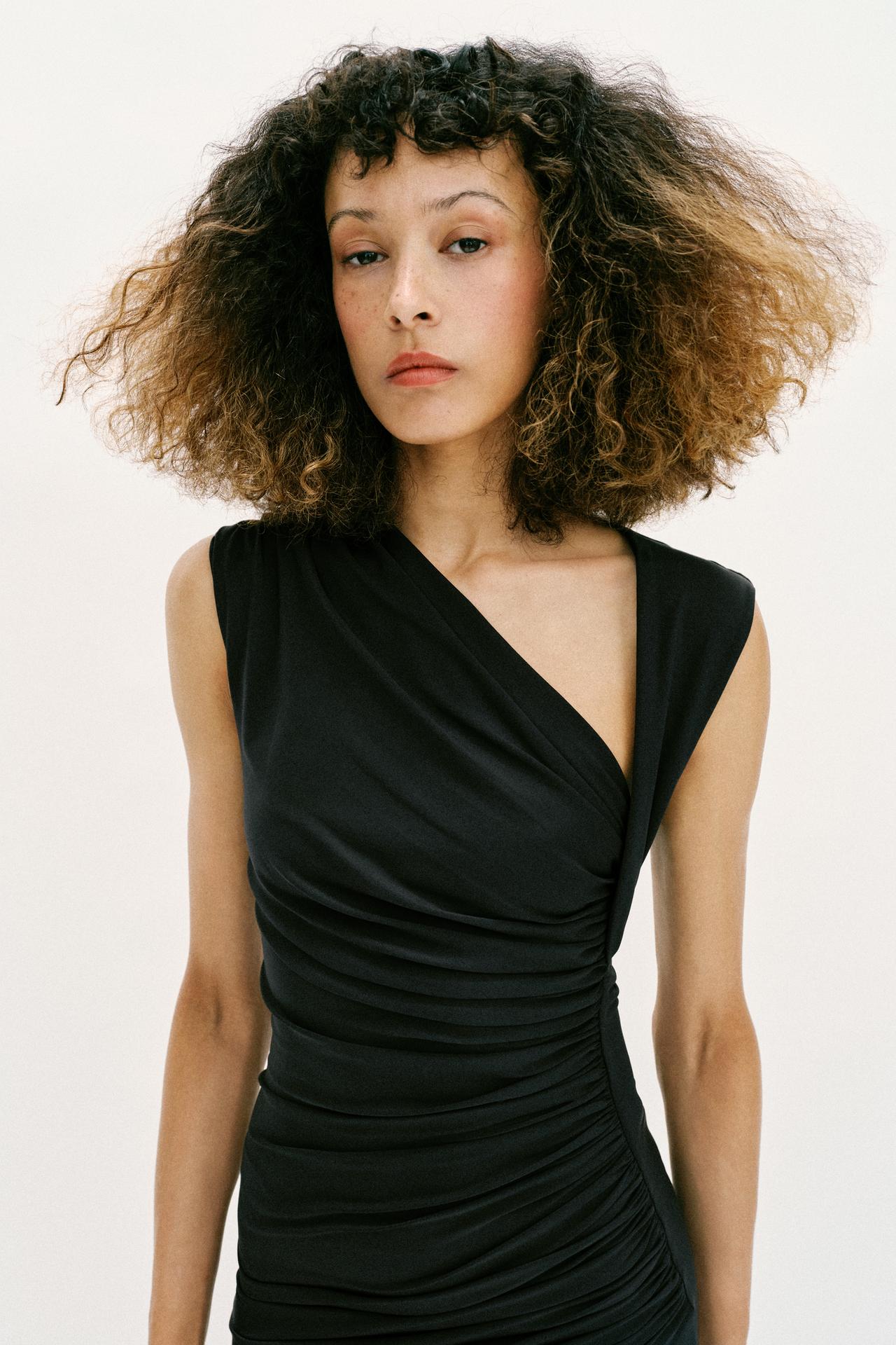 Nina Draped Midi Dress