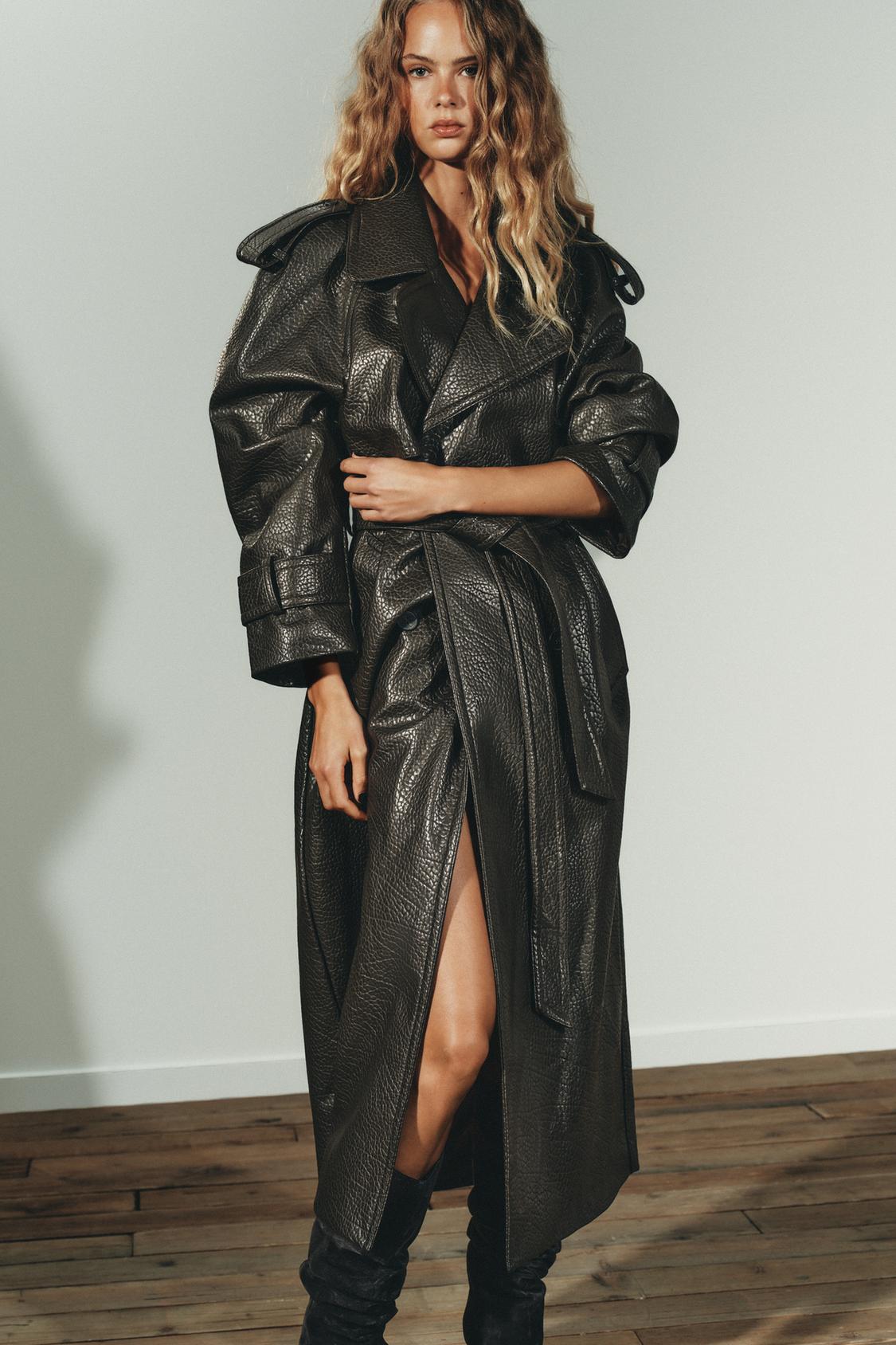 Élise Belted Trench