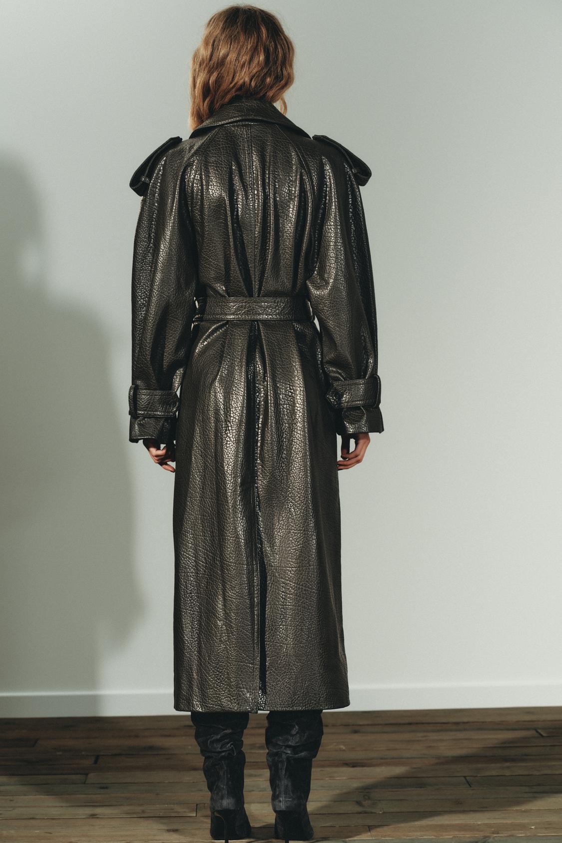Élise Belted Trench