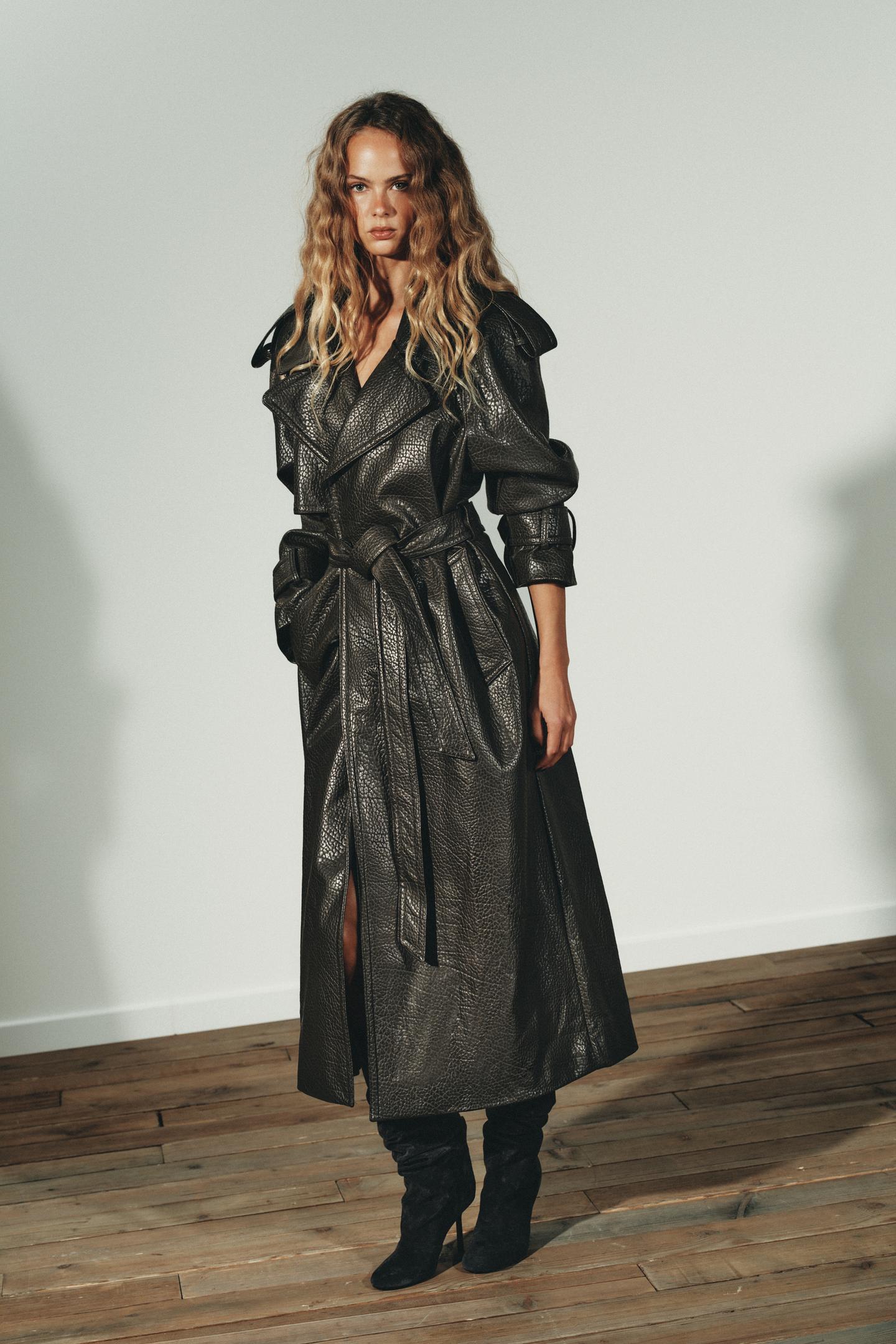 Élise Belted Trench