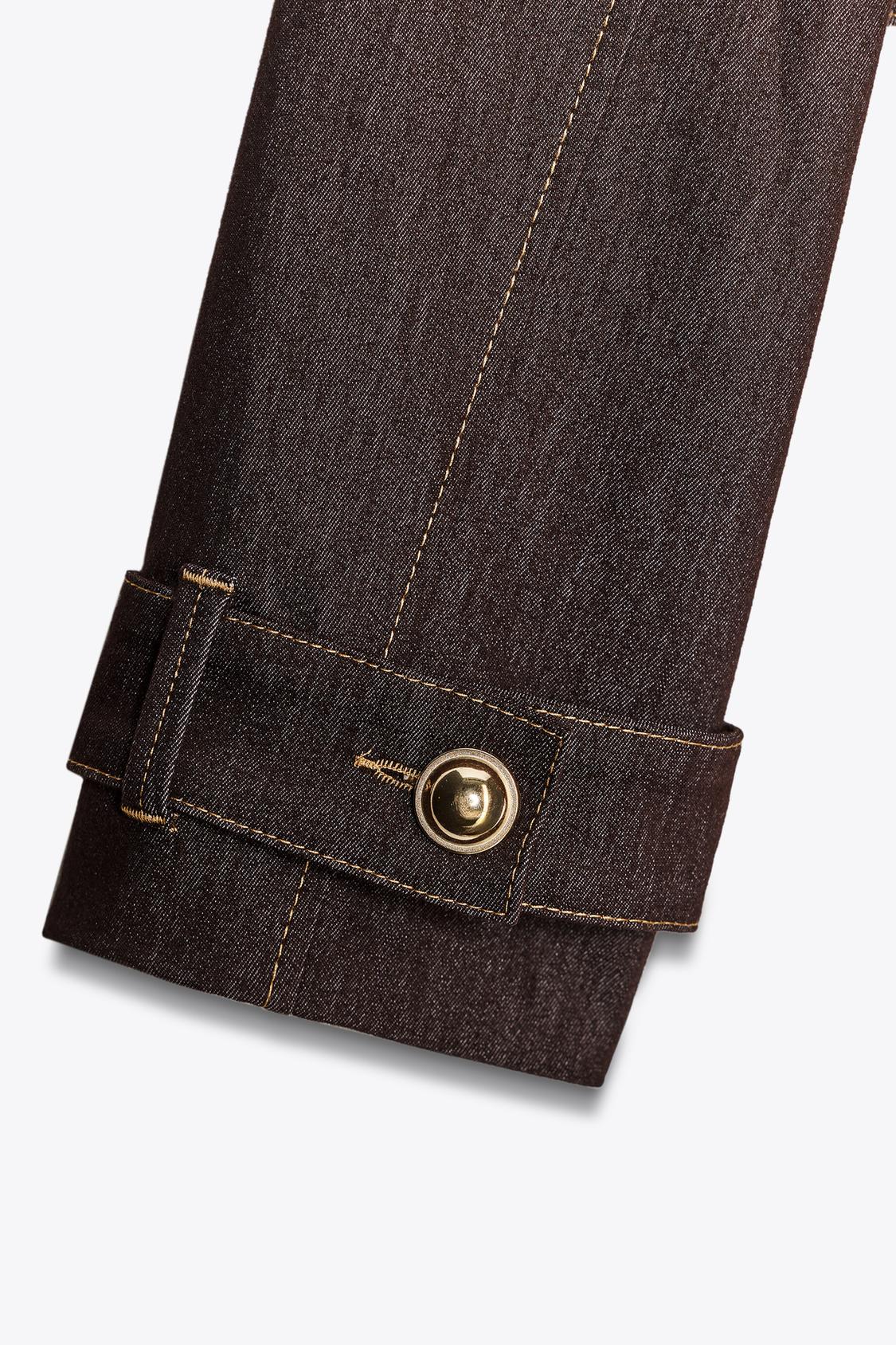 Contrast Stitch Tailored Set