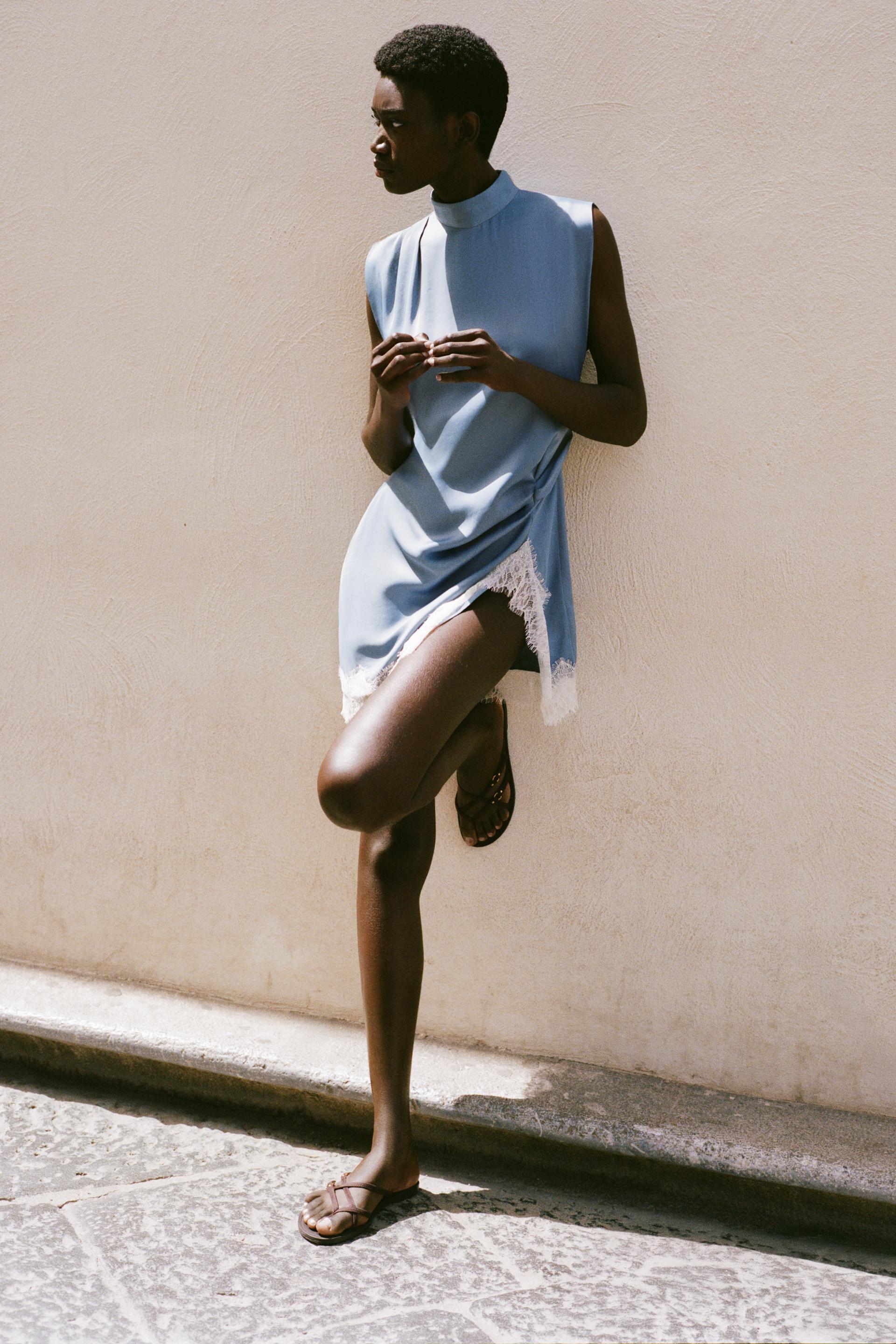 Élan Satin Mini Dress