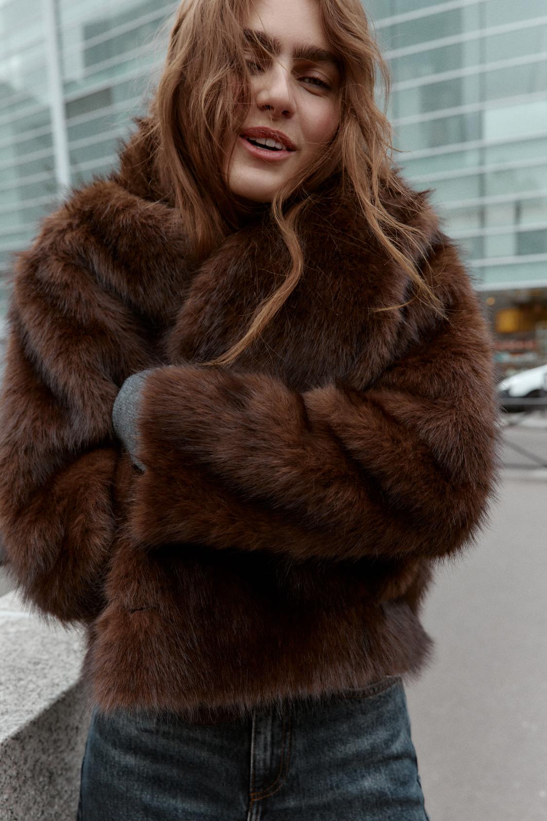 Noelle Reversible Fur Jacket