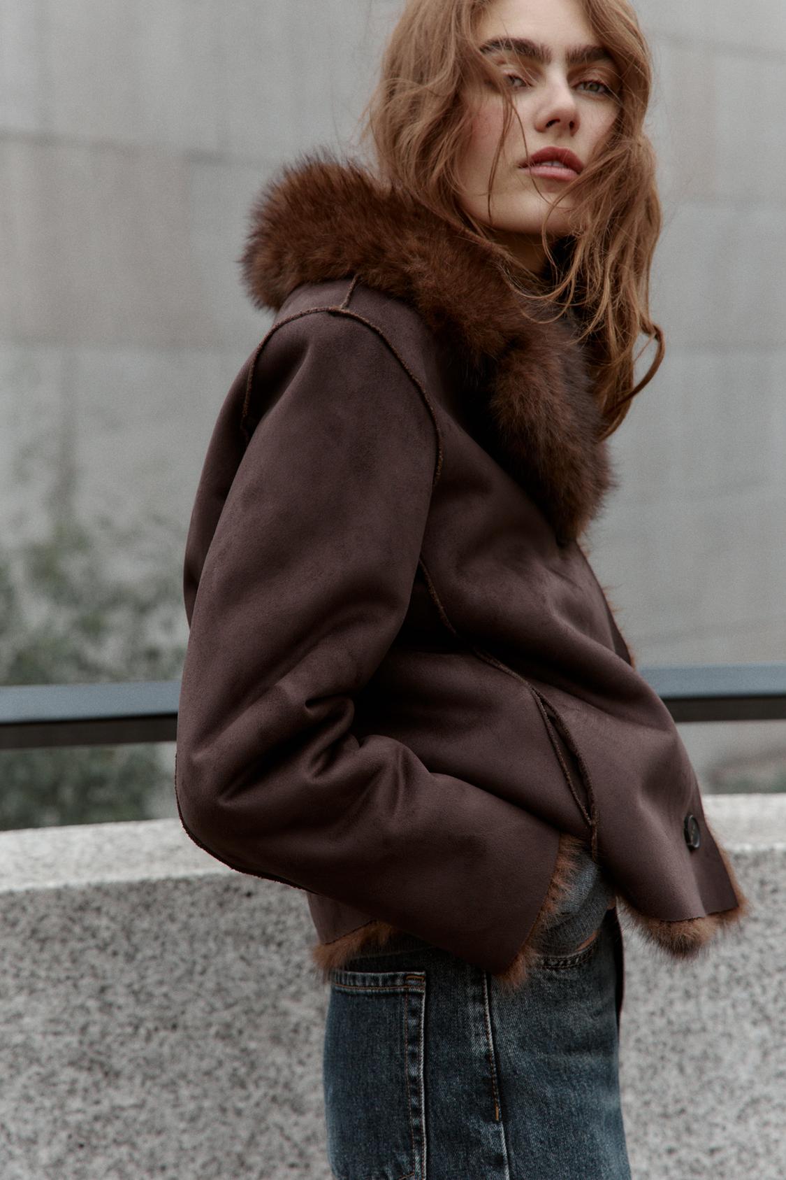 Noelle Reversible Fur Jacket