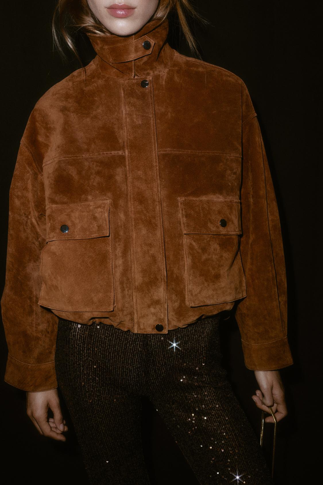 Aviator Leather Bomber
