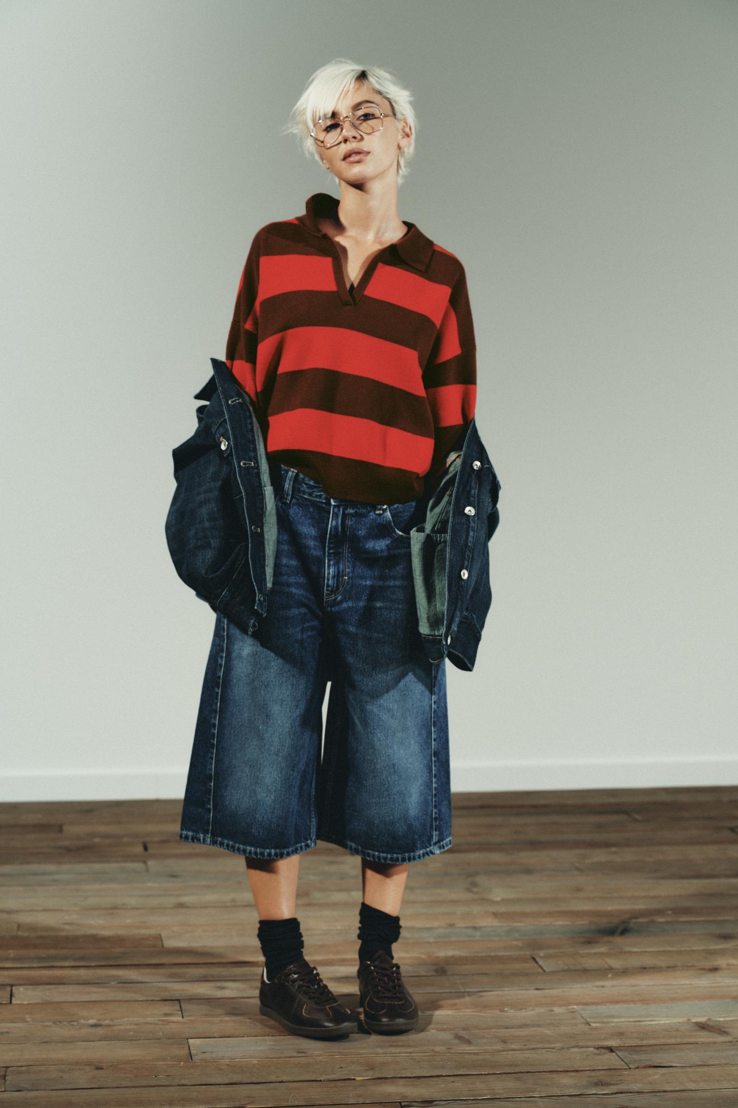 Knitted Polo Sweater