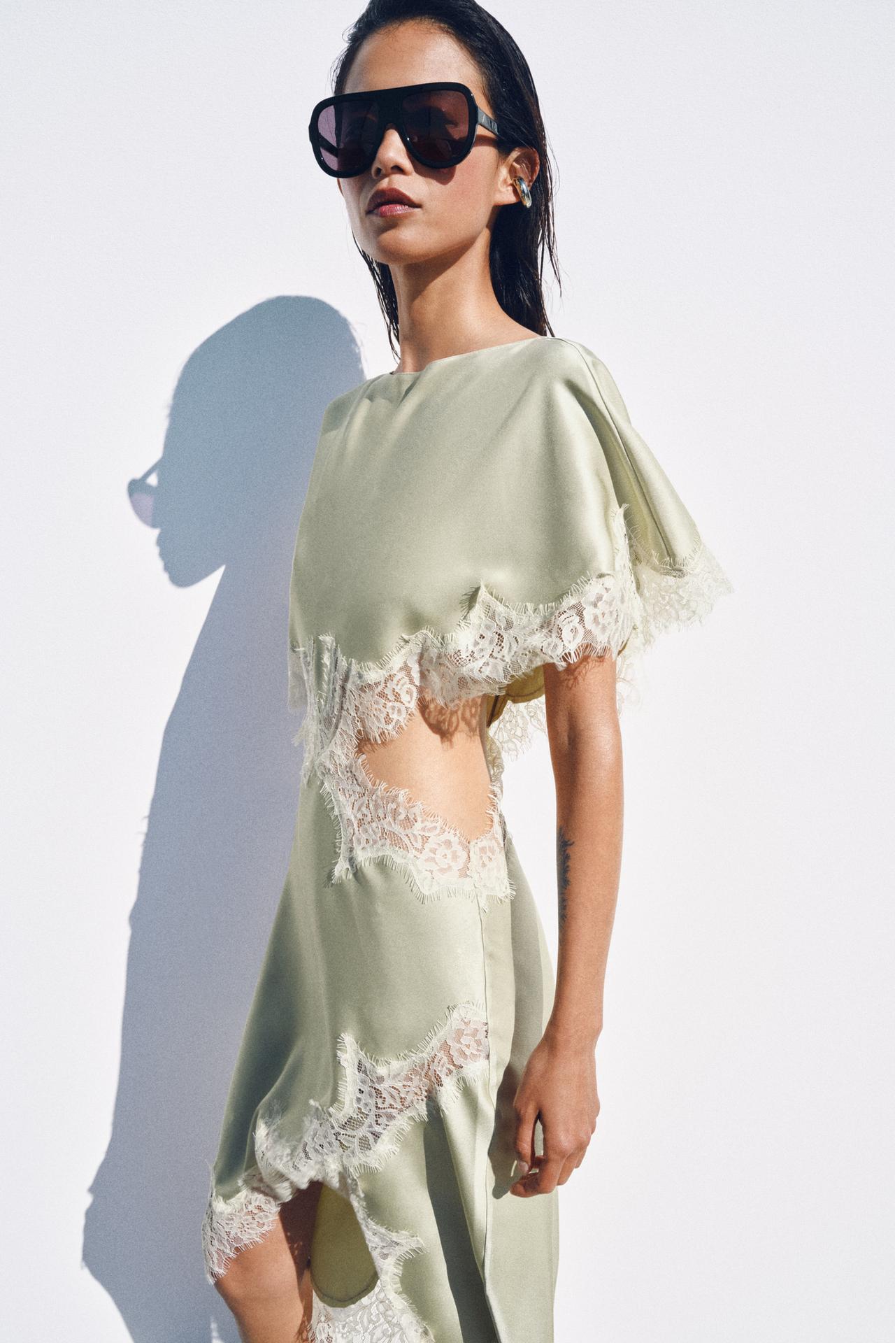 Aveline Lace Midi Dress