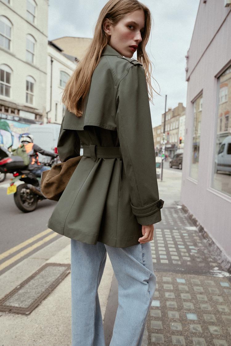 Classic Belted Trench Coat