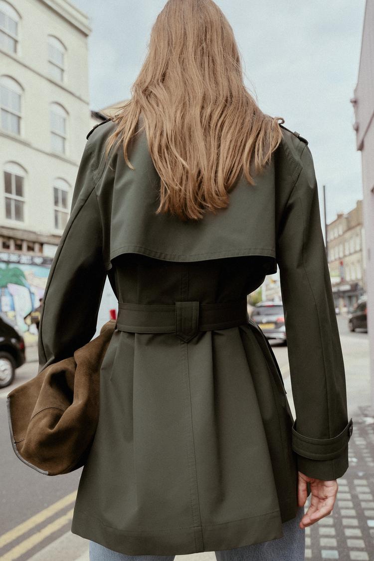 Classic Belted Trench Coat