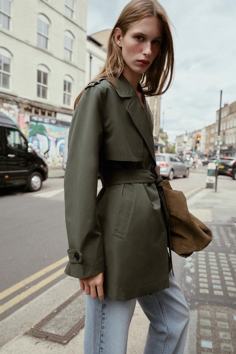 Classic Belted Trench Coat