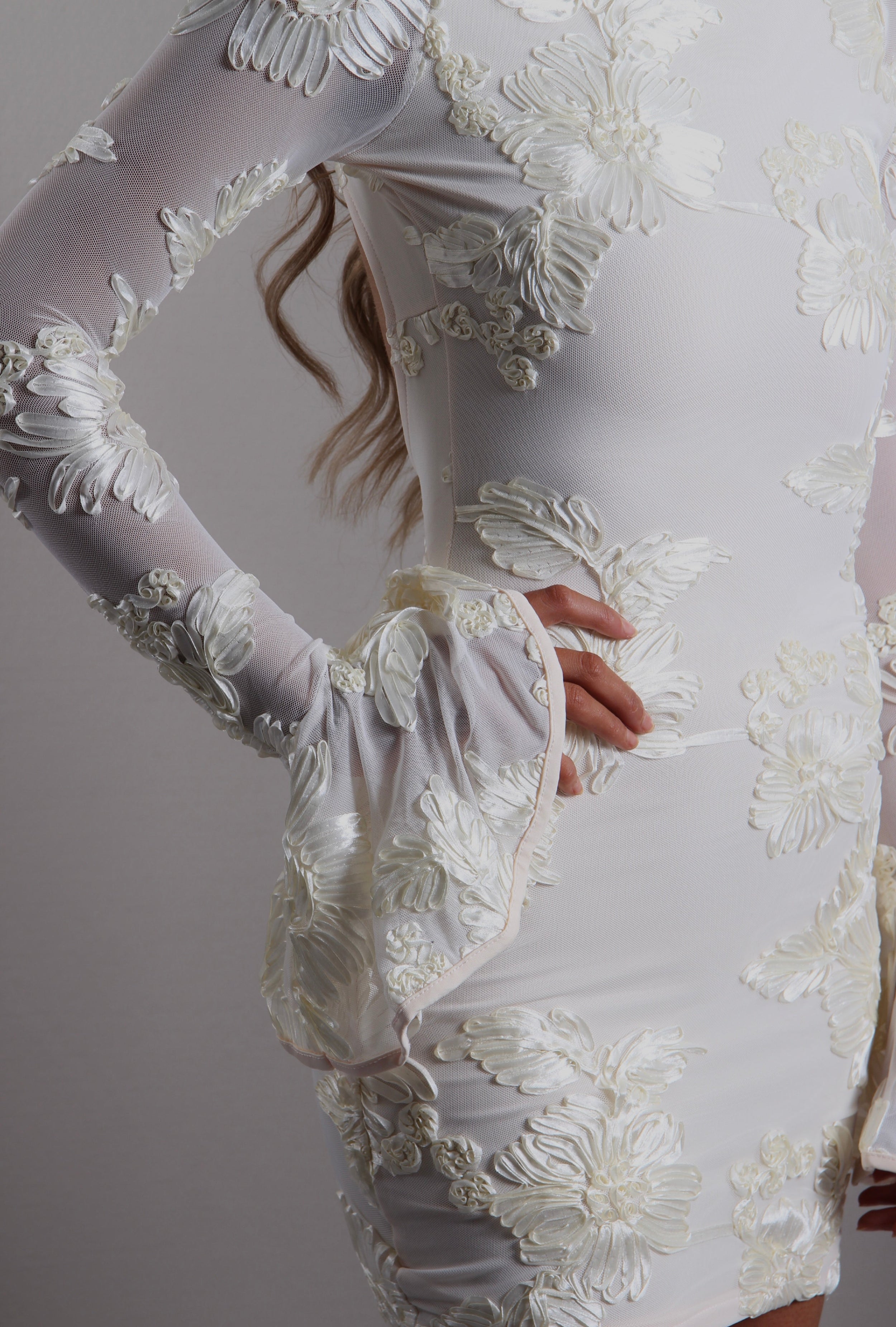 Flora Open Back Dress