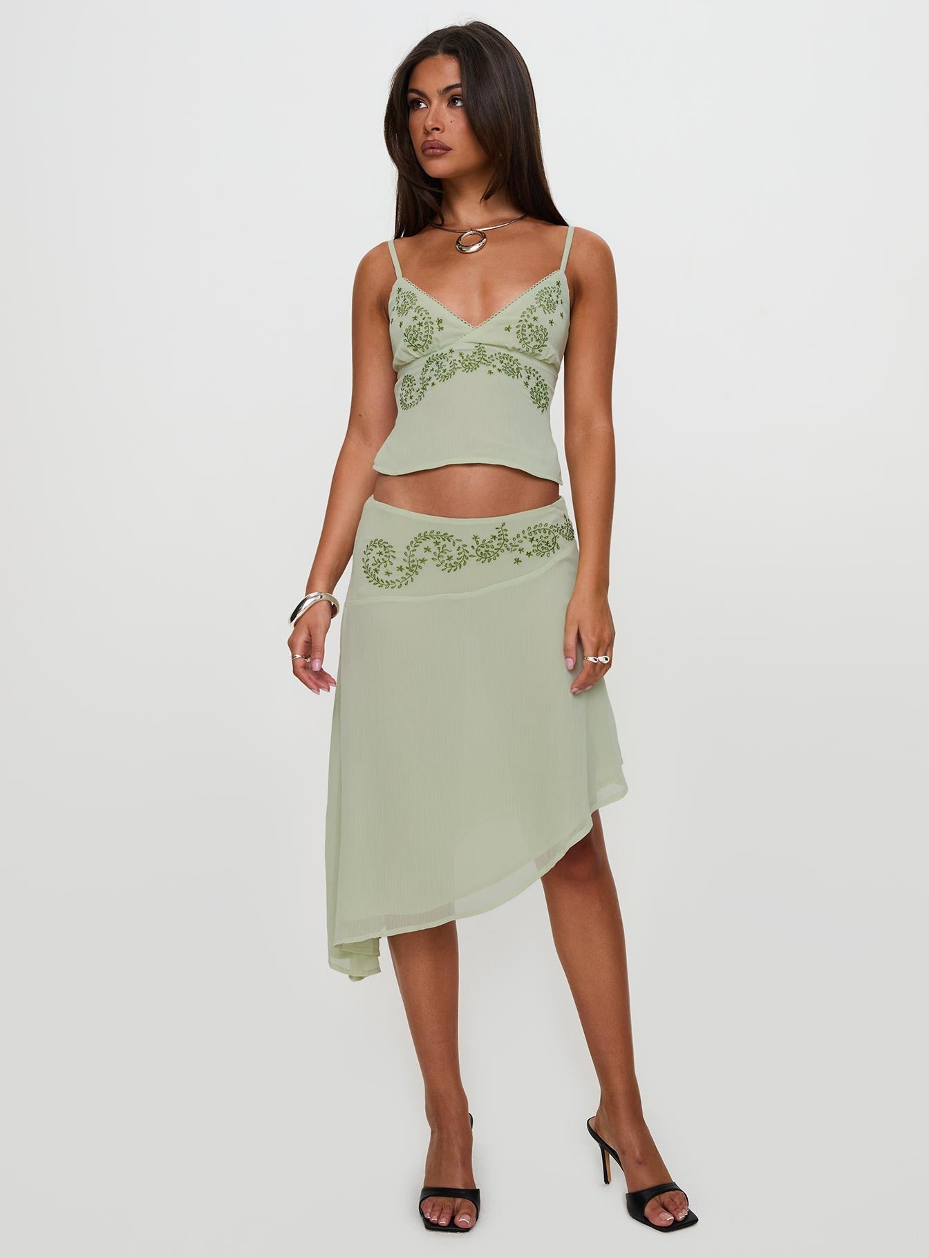 Elise Embroidered Skirt