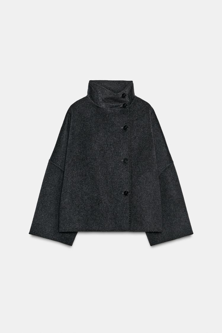 Wool Stitch Coat