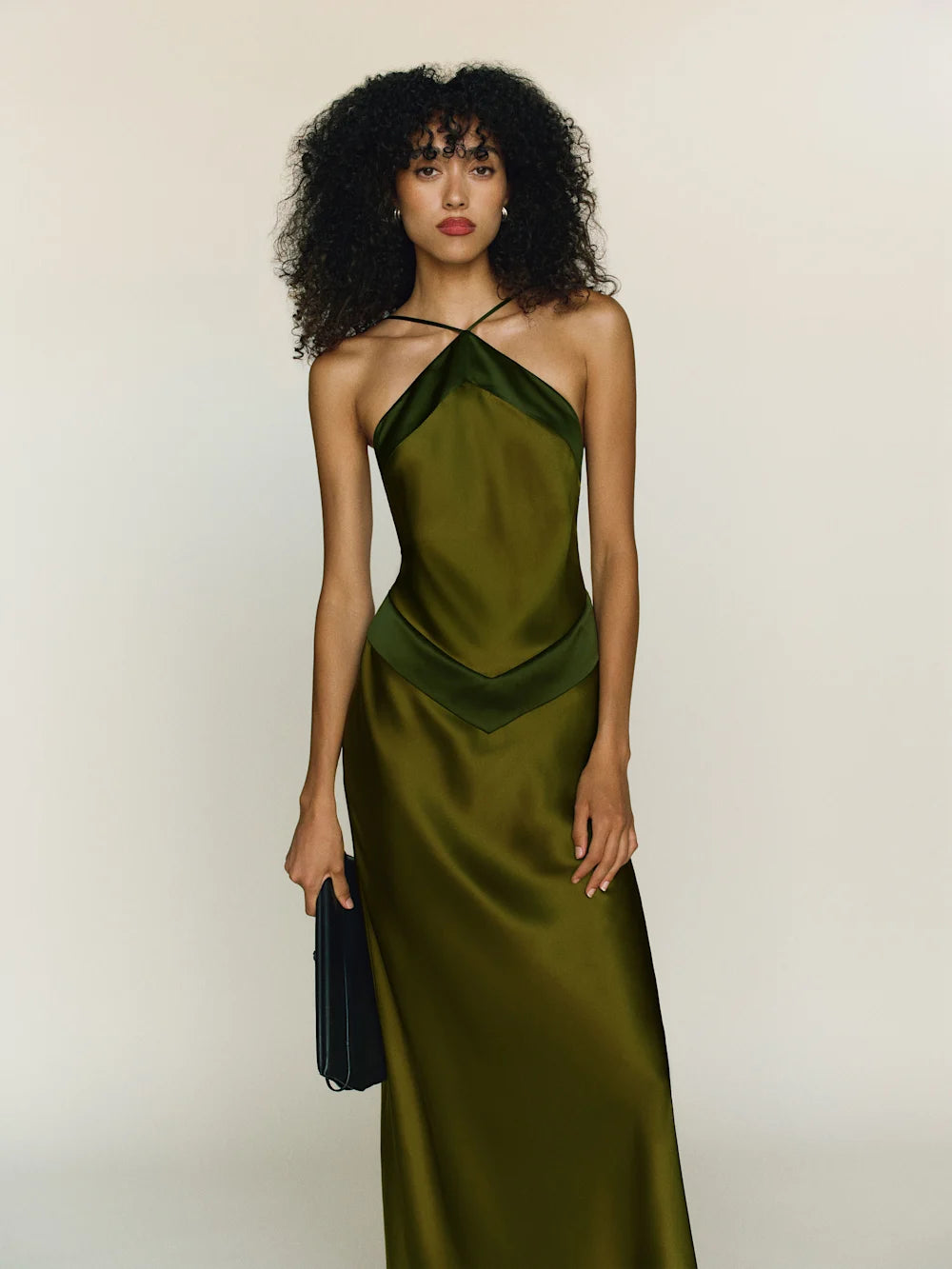 Elara Silk Maxi Dress