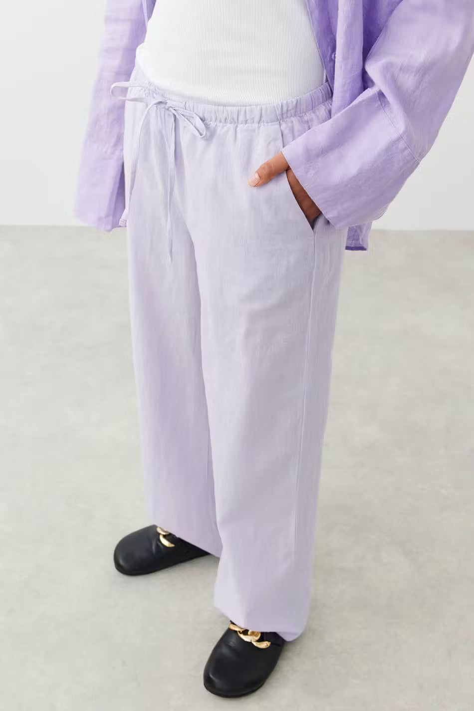 Amaya Linen Blend Trousers