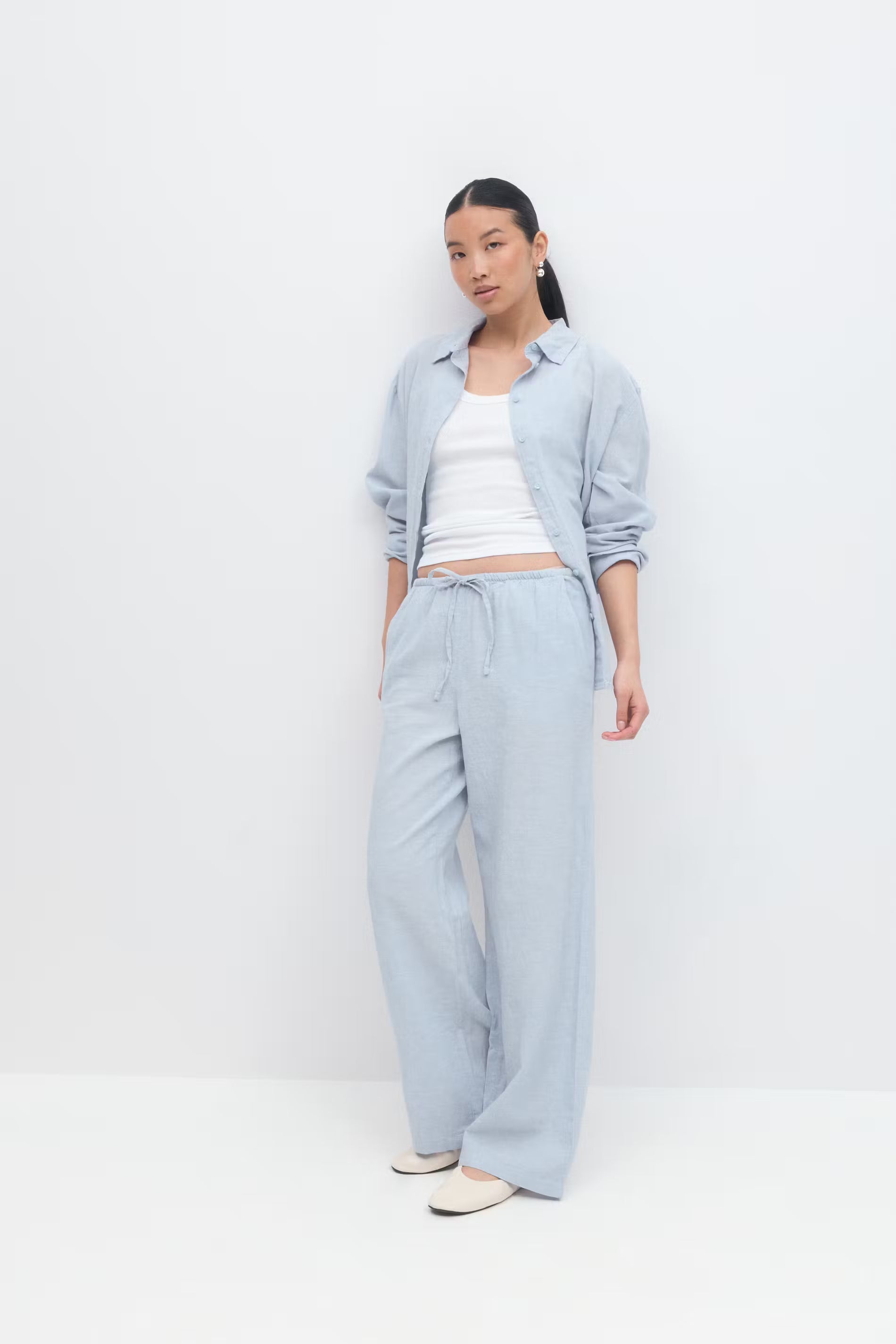 Amaya Linen Blend Trousers