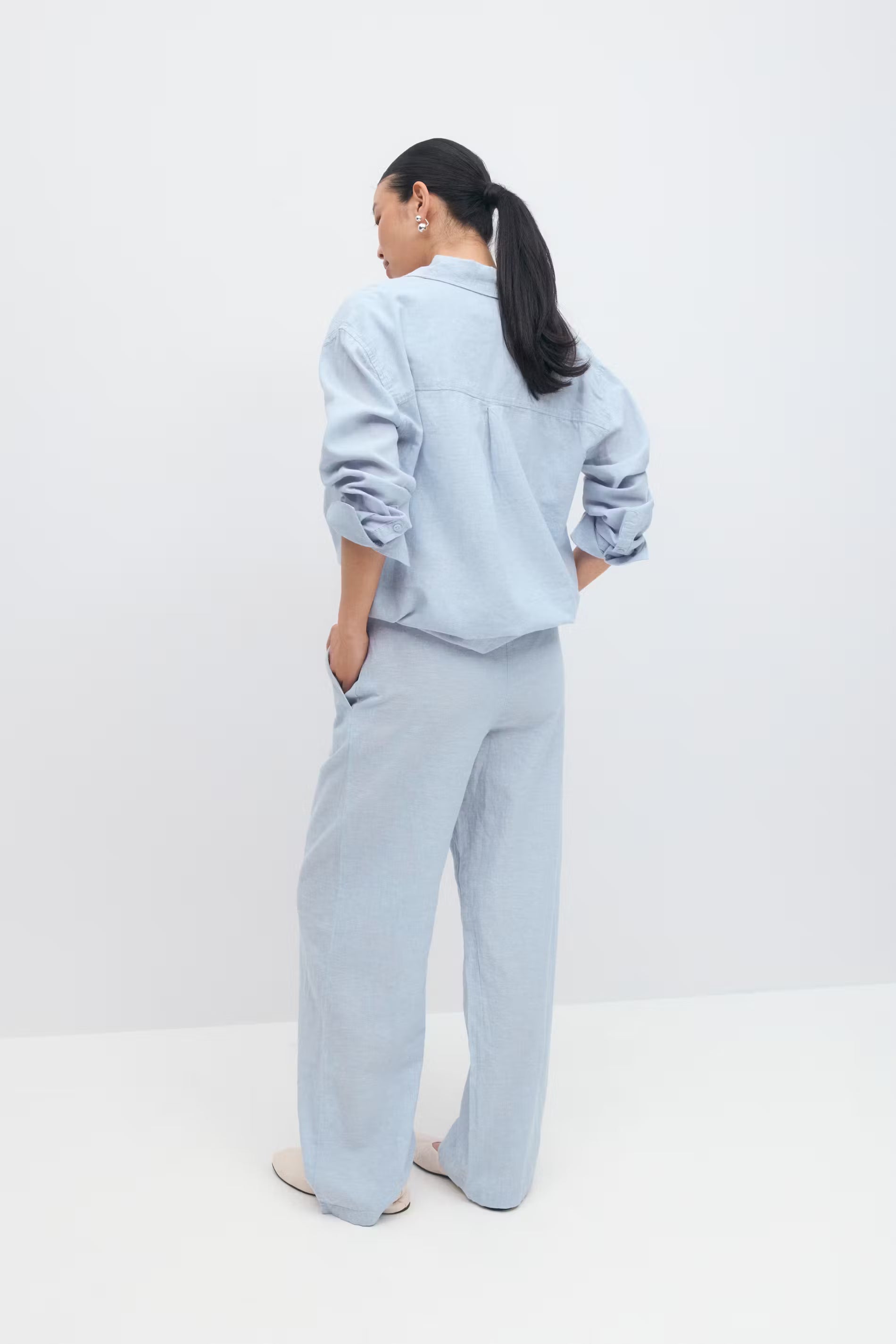 Amaya Linen Blend Trousers