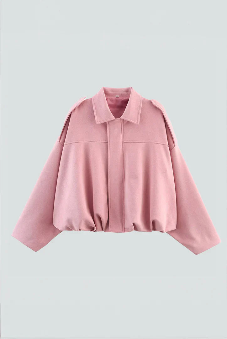 Suede Effect Jacket