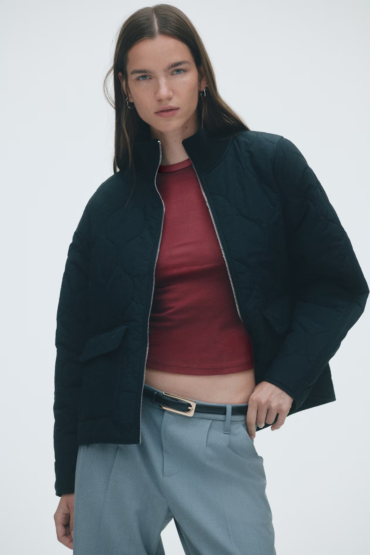 Nadia | Quilted Nylon Jacket