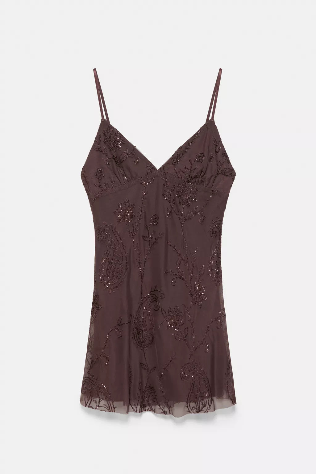 Celestia Beaded Mini Dress