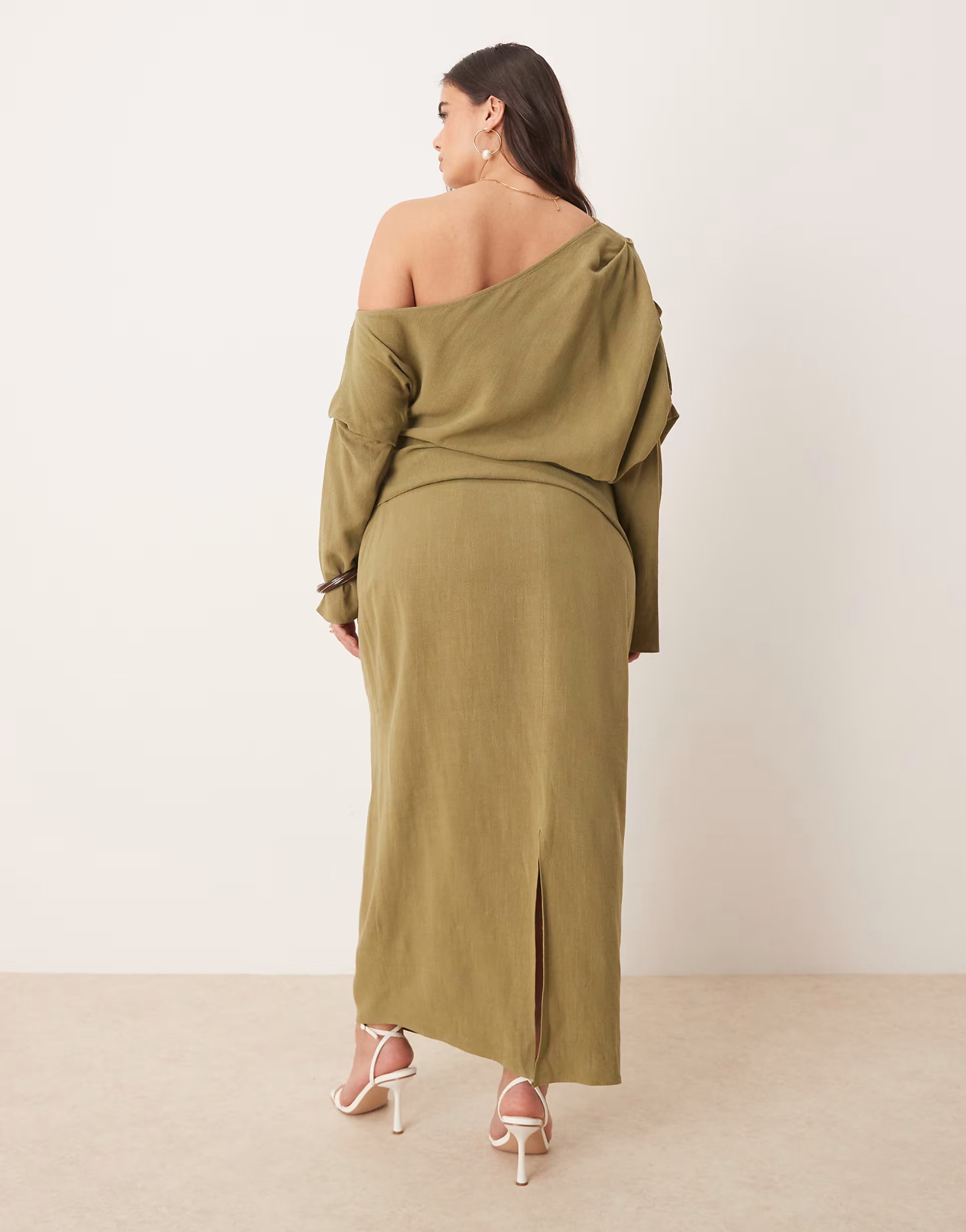 Isla Asymmetric Midi Dress