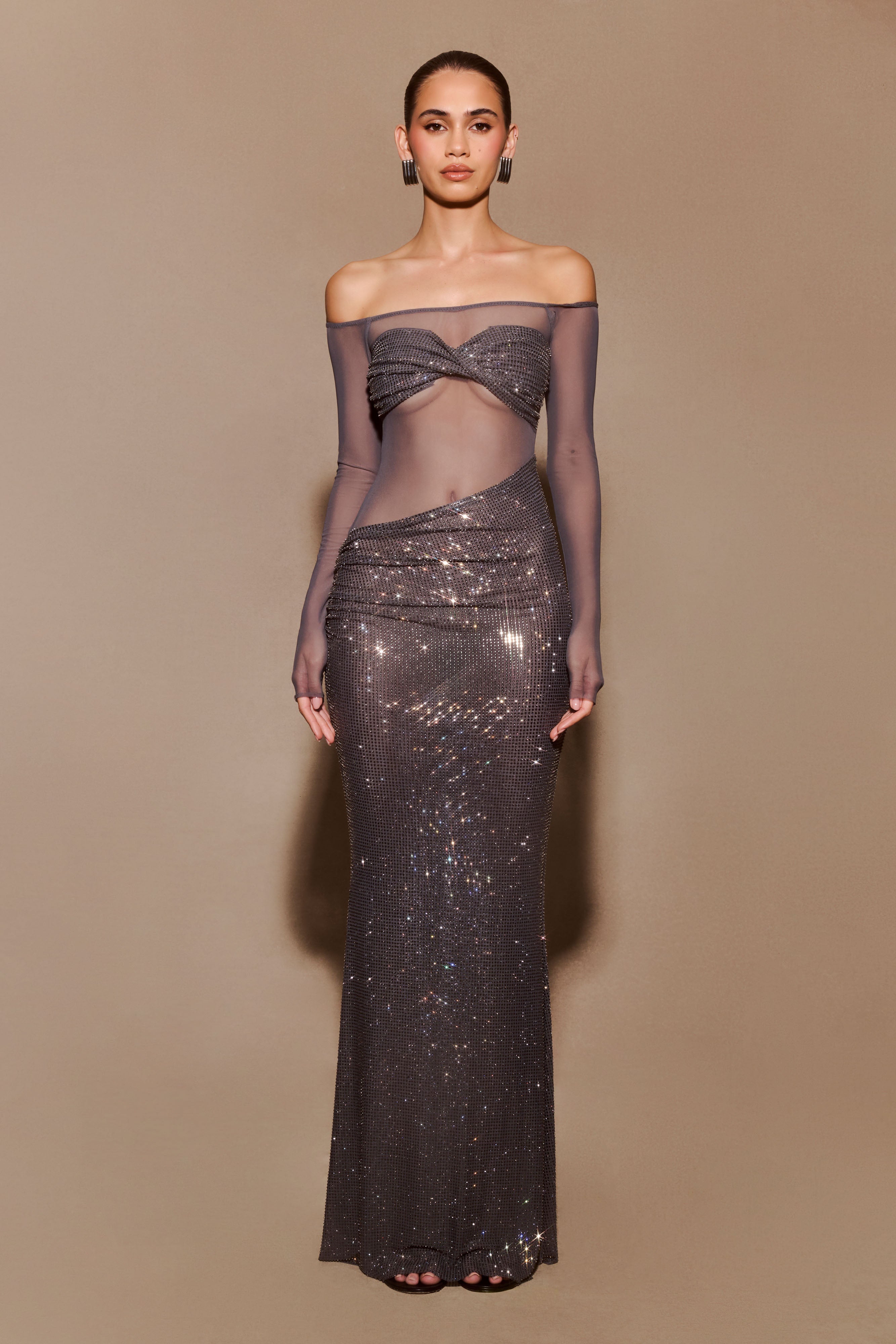 Lumière Off-Shoulder Maxi