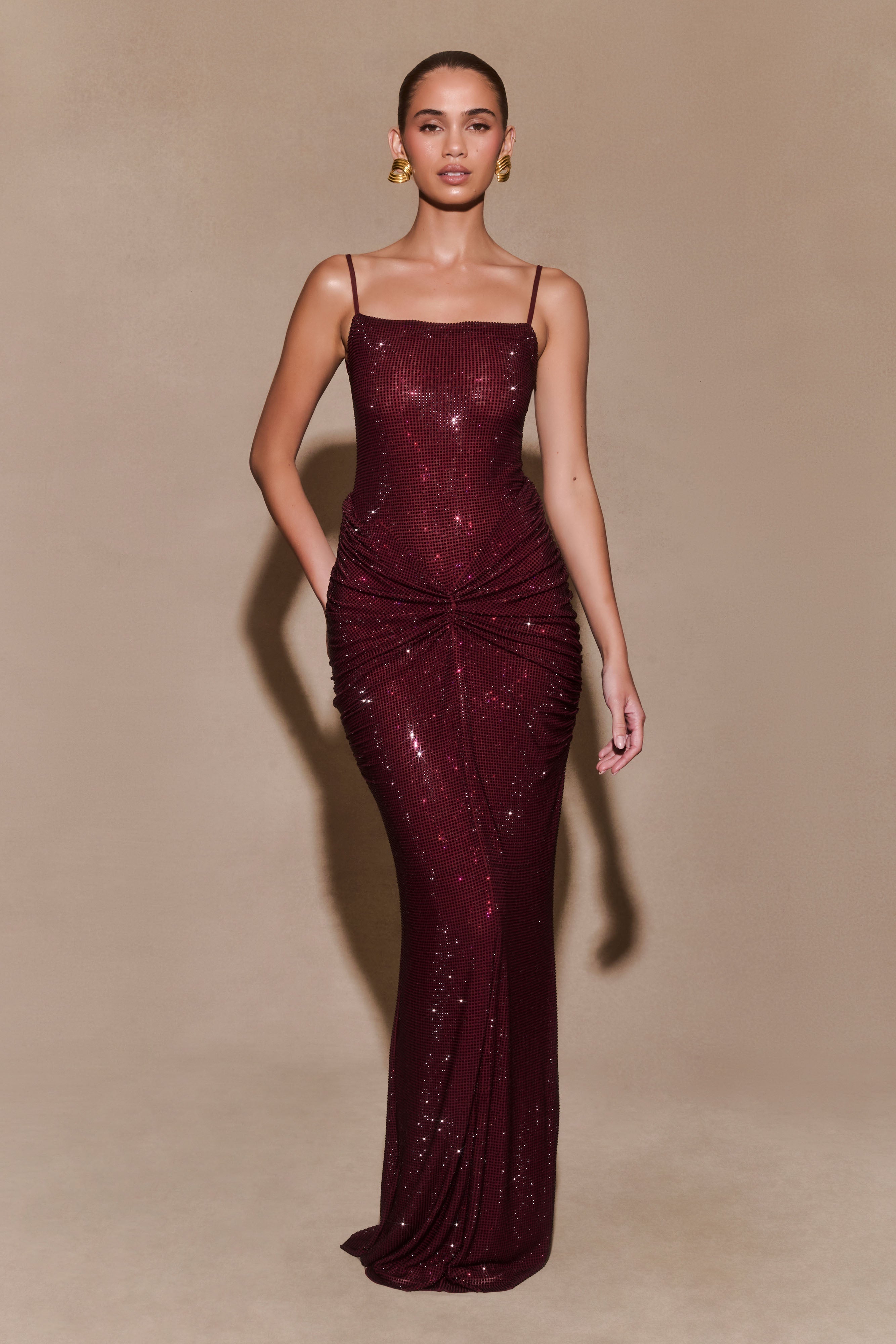 Lumière Satin Gown Dress