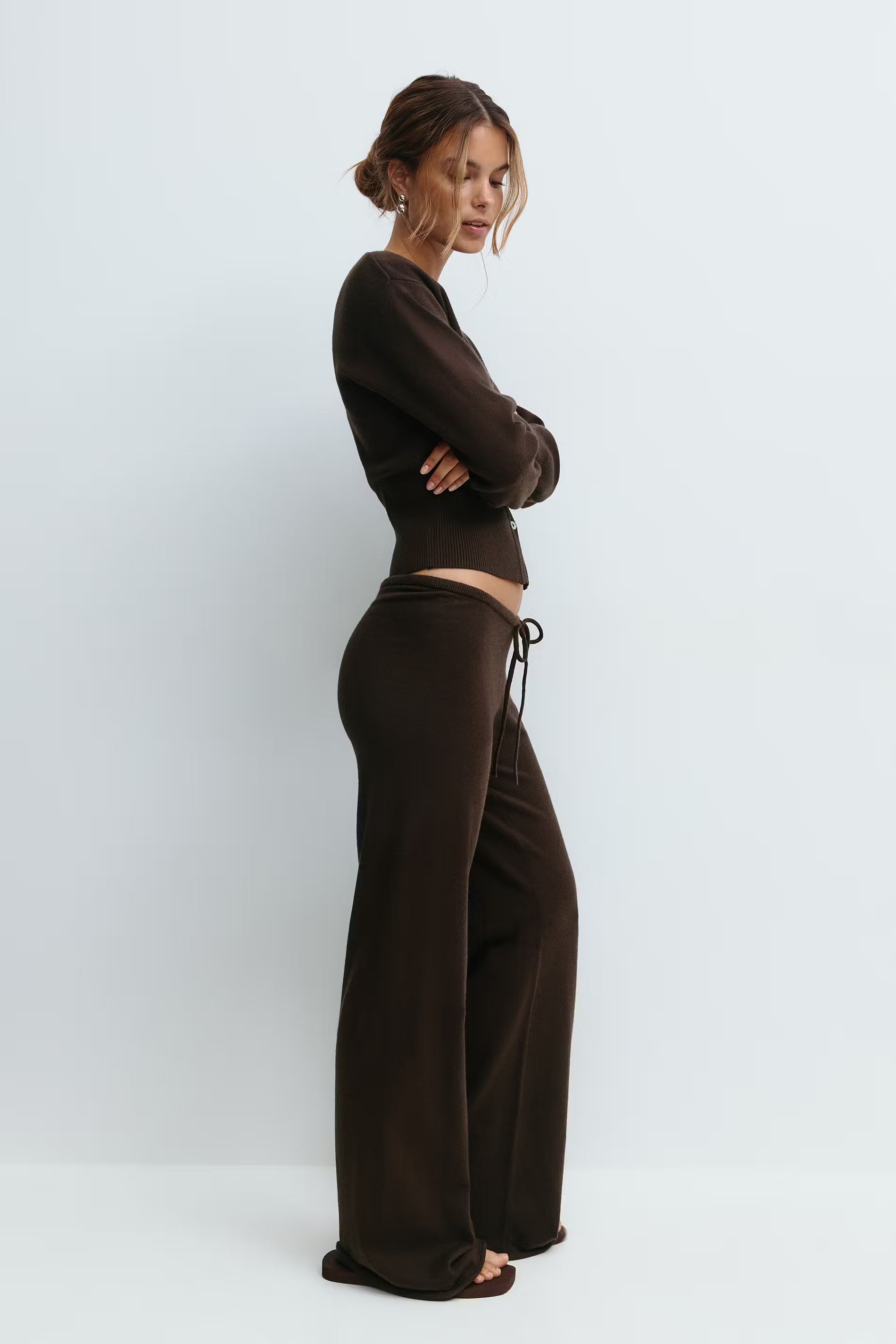 Ribbed Fitted Knit Set