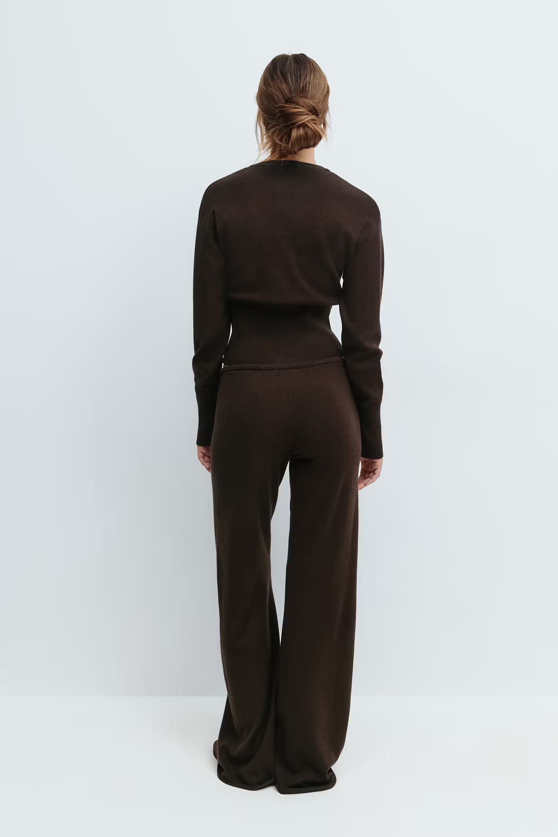 Ribbed Fitted Knit Set