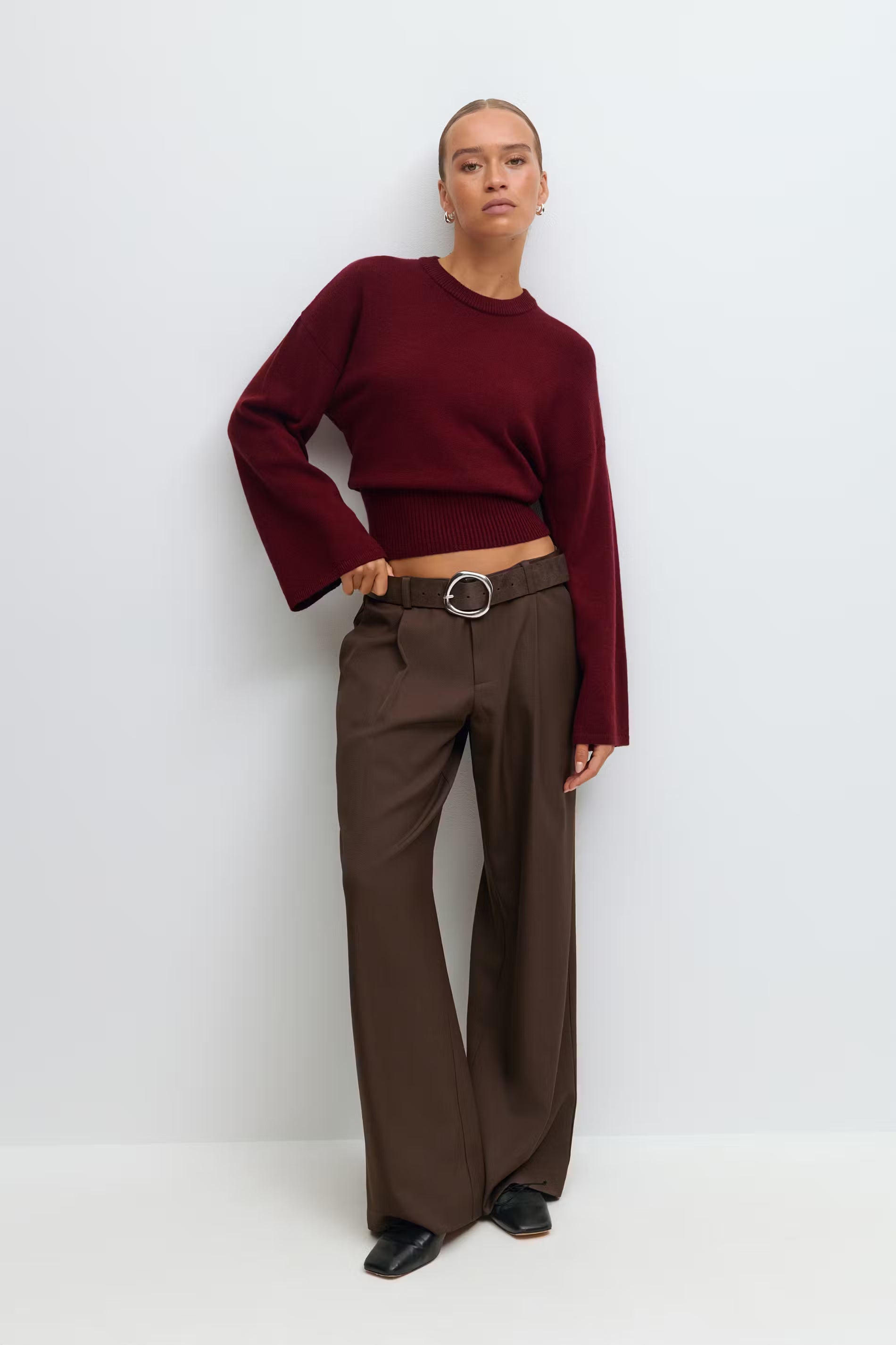 Claudia Sleeve Knitted Top