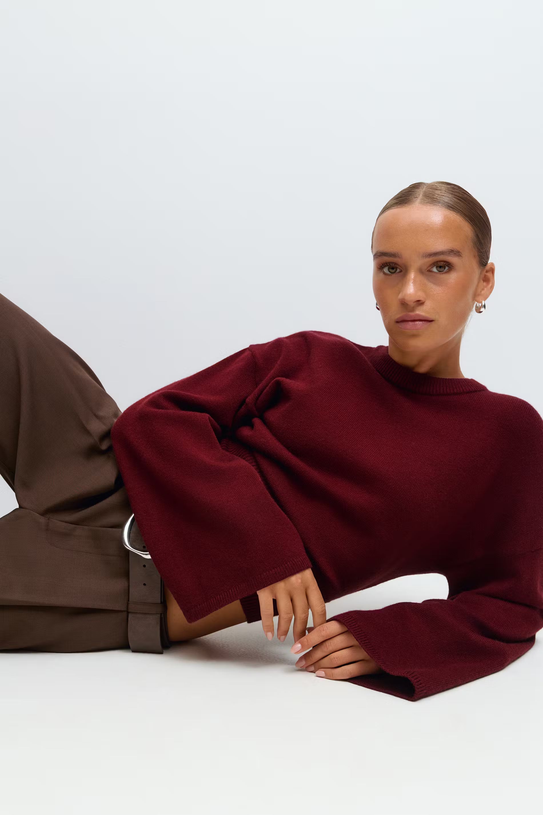 Claudia Sleeve Knitted Top