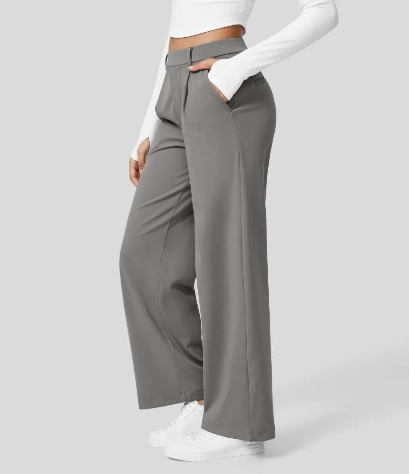 Lunara Wide-Leg Trousers