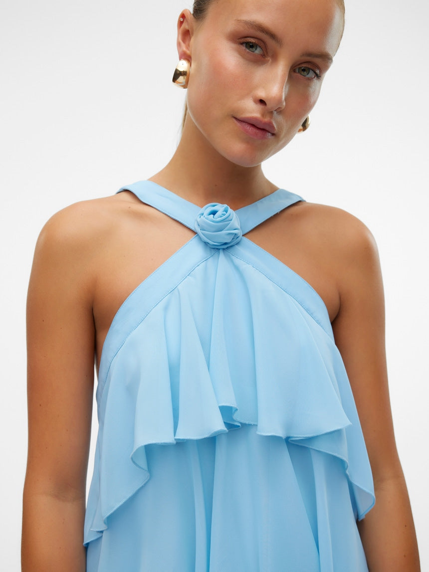 Élan Halter Maxi Dress