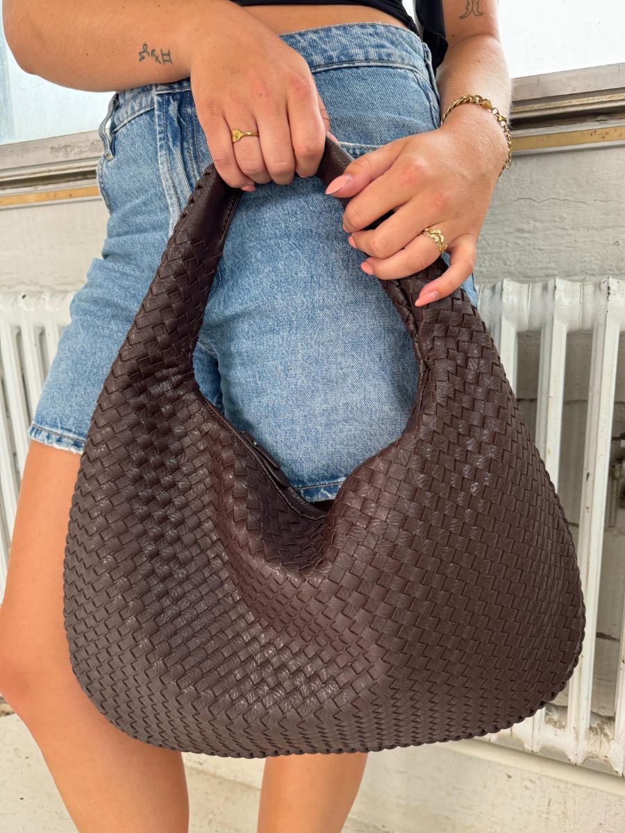 Aya Braided Shoulder Bag