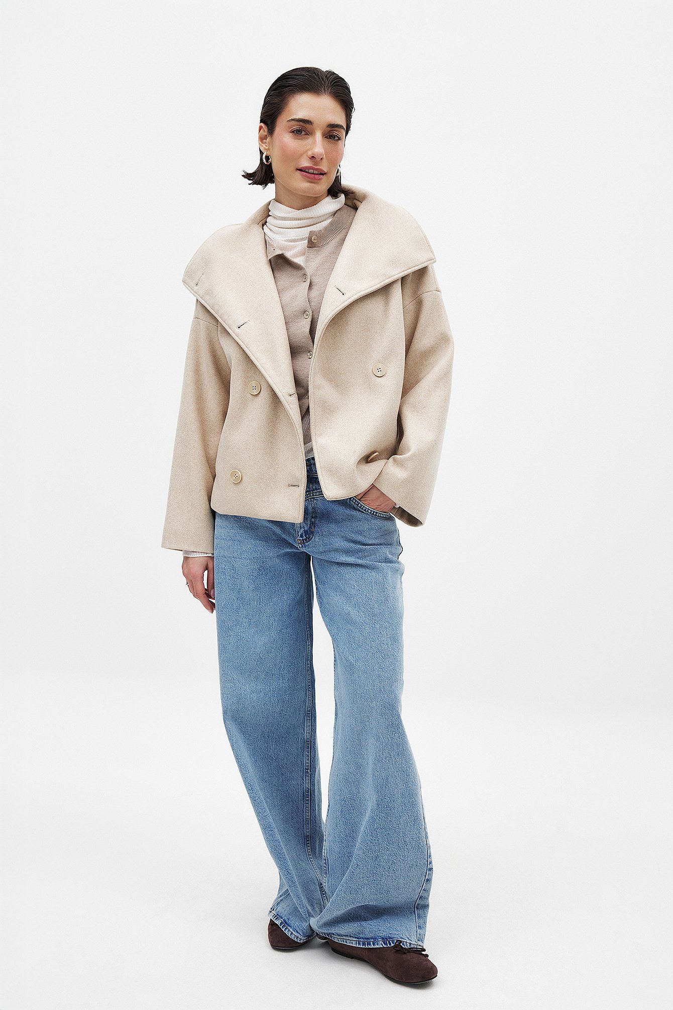 Aveline Wool Blend Coat