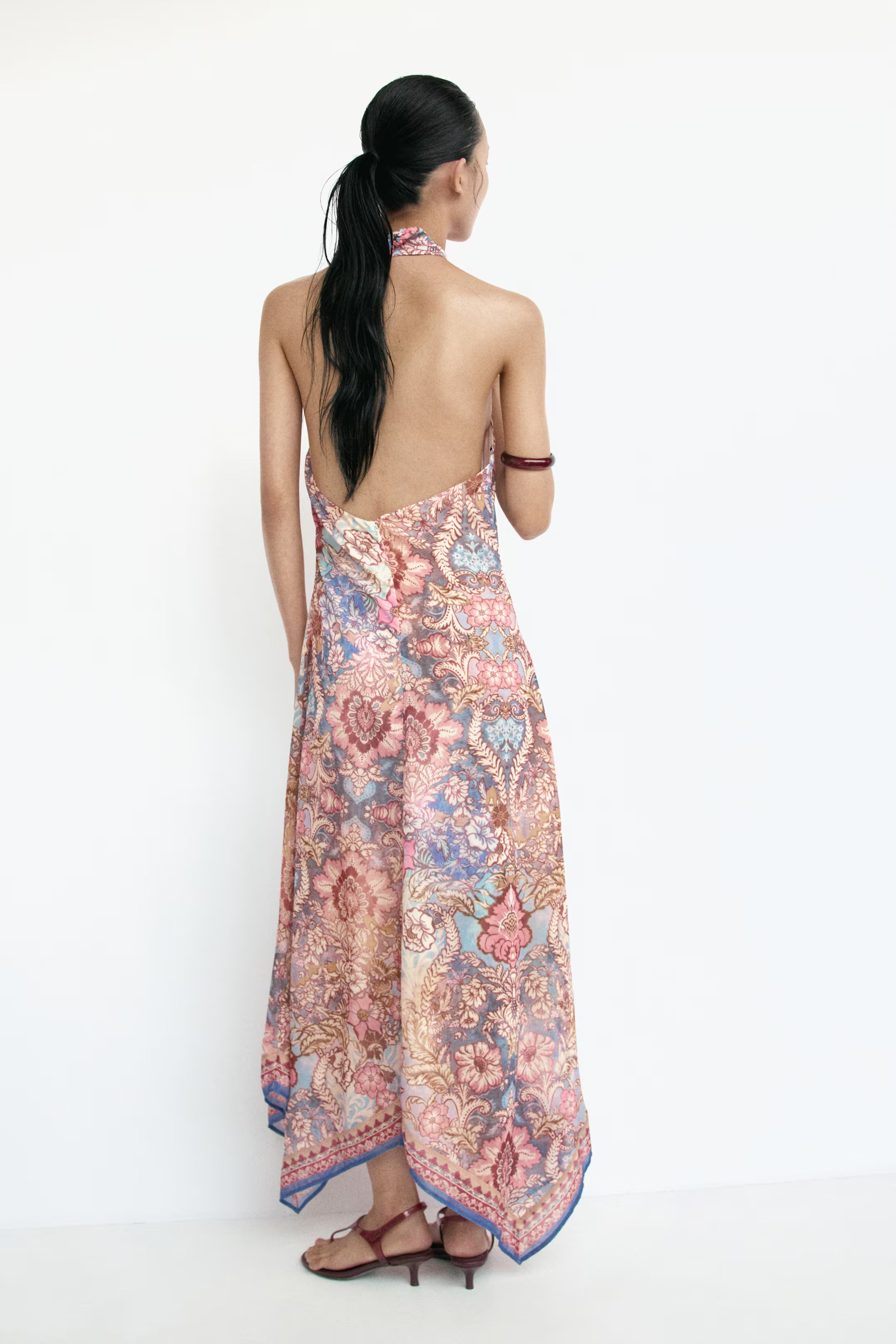 Luna Cross Halter Maxi