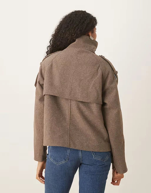 Noelle | Cropped Trench Coat