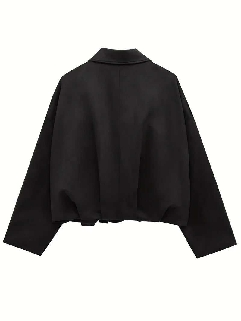Suede Effect Jacket
