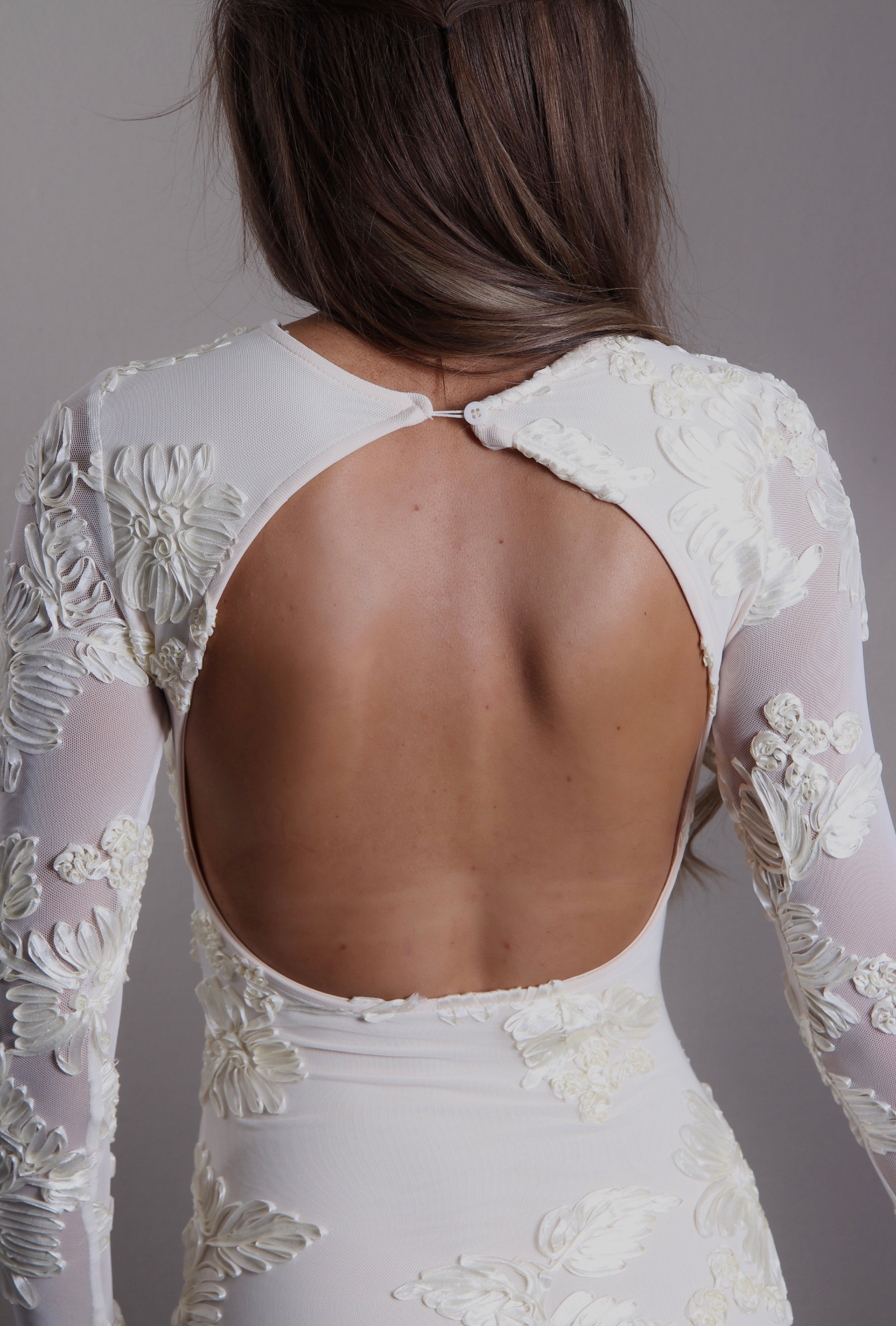 Flora Open Back Dress
