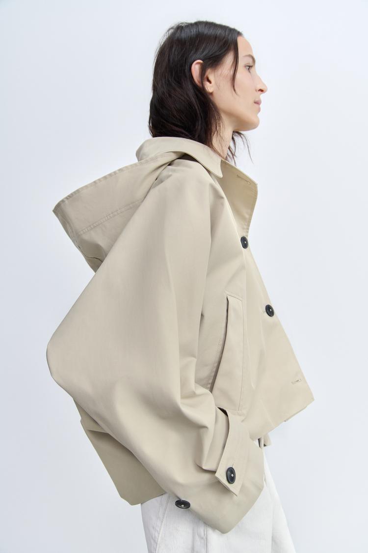 Sienna | Short Hooded Trench