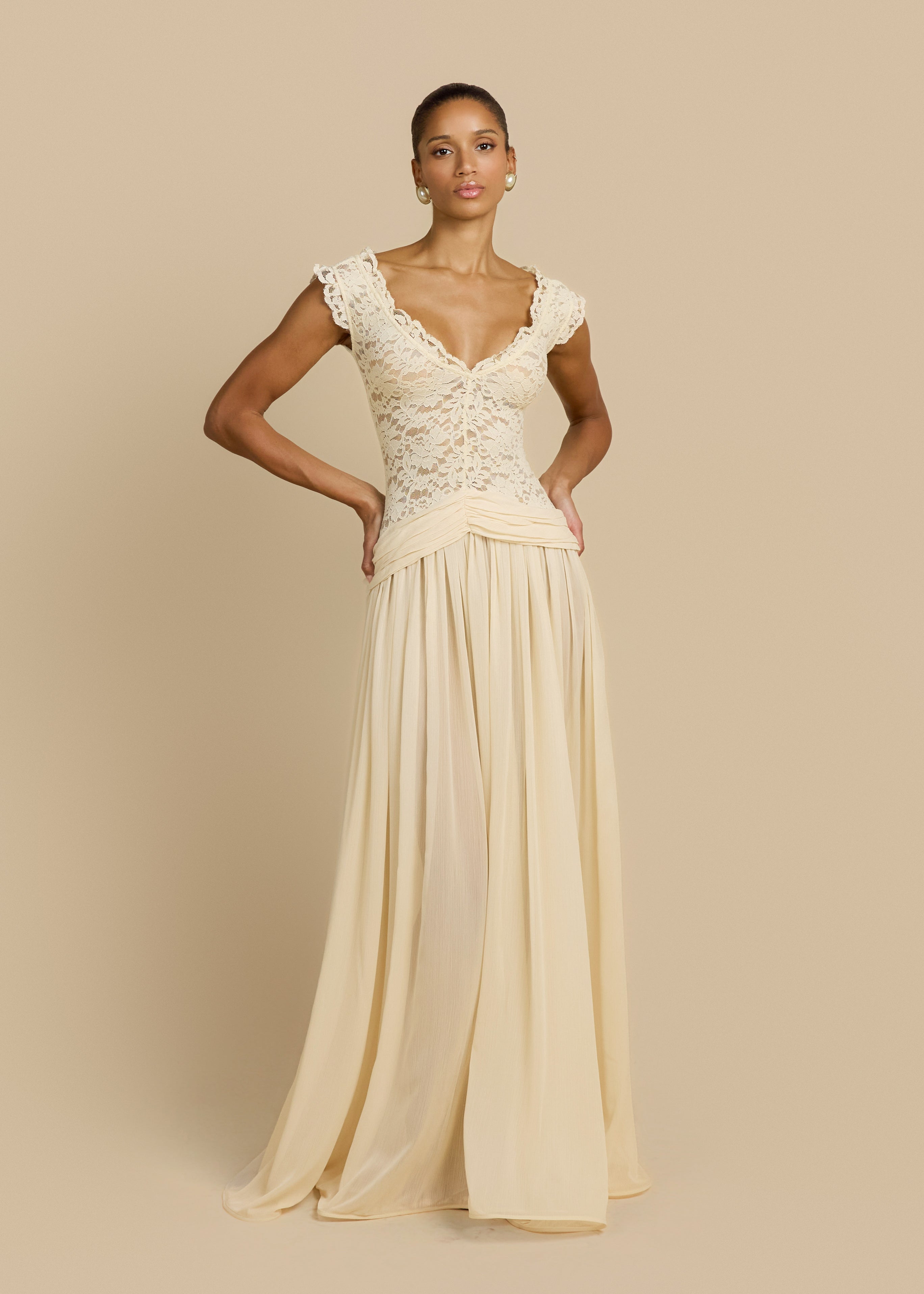 Lucienne Lace Gown