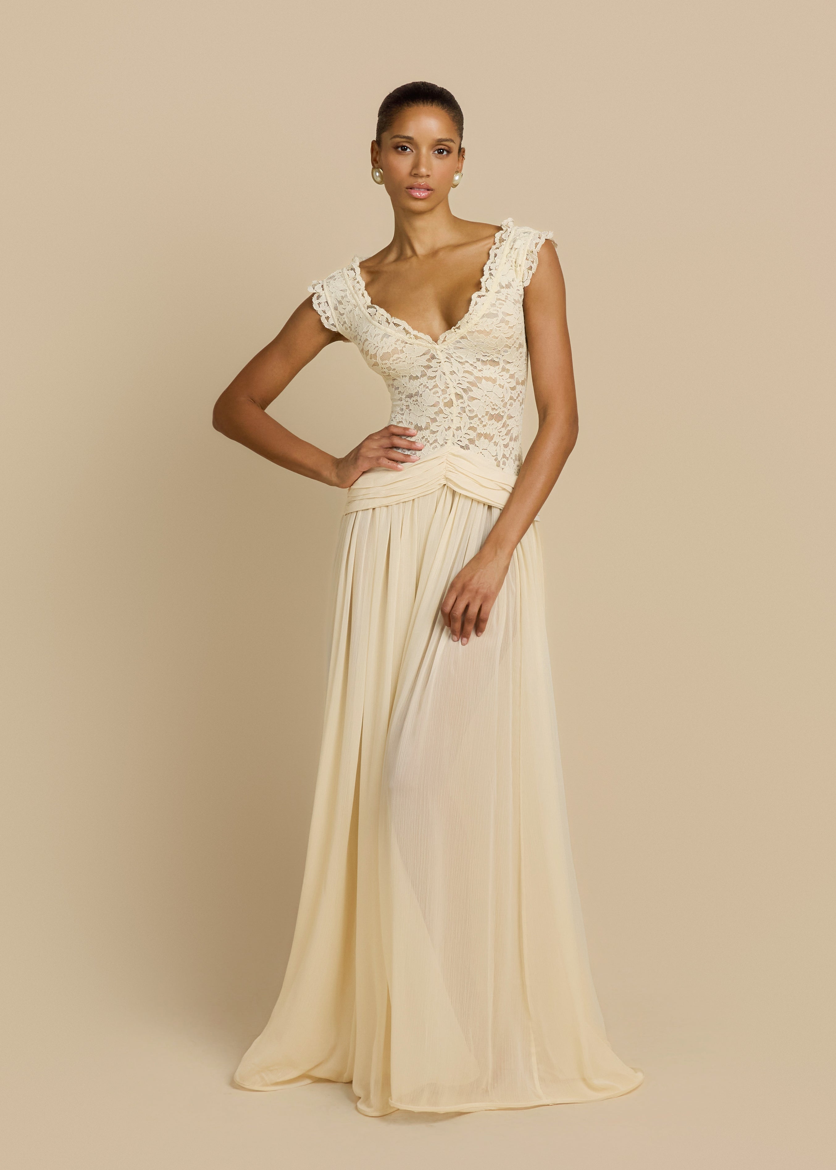 Lucienne Lace Gown