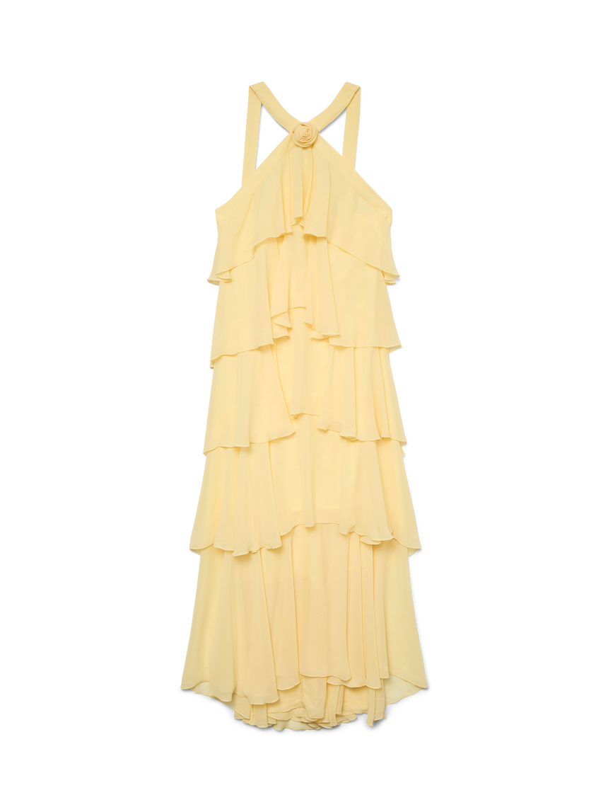 Élan Halter Maxi Dress