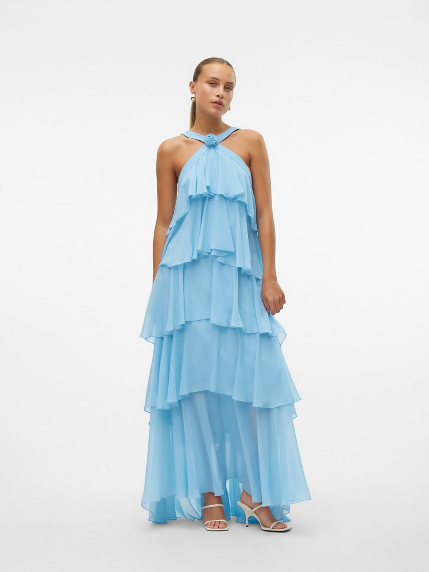 Élan Halter Maxi Dress