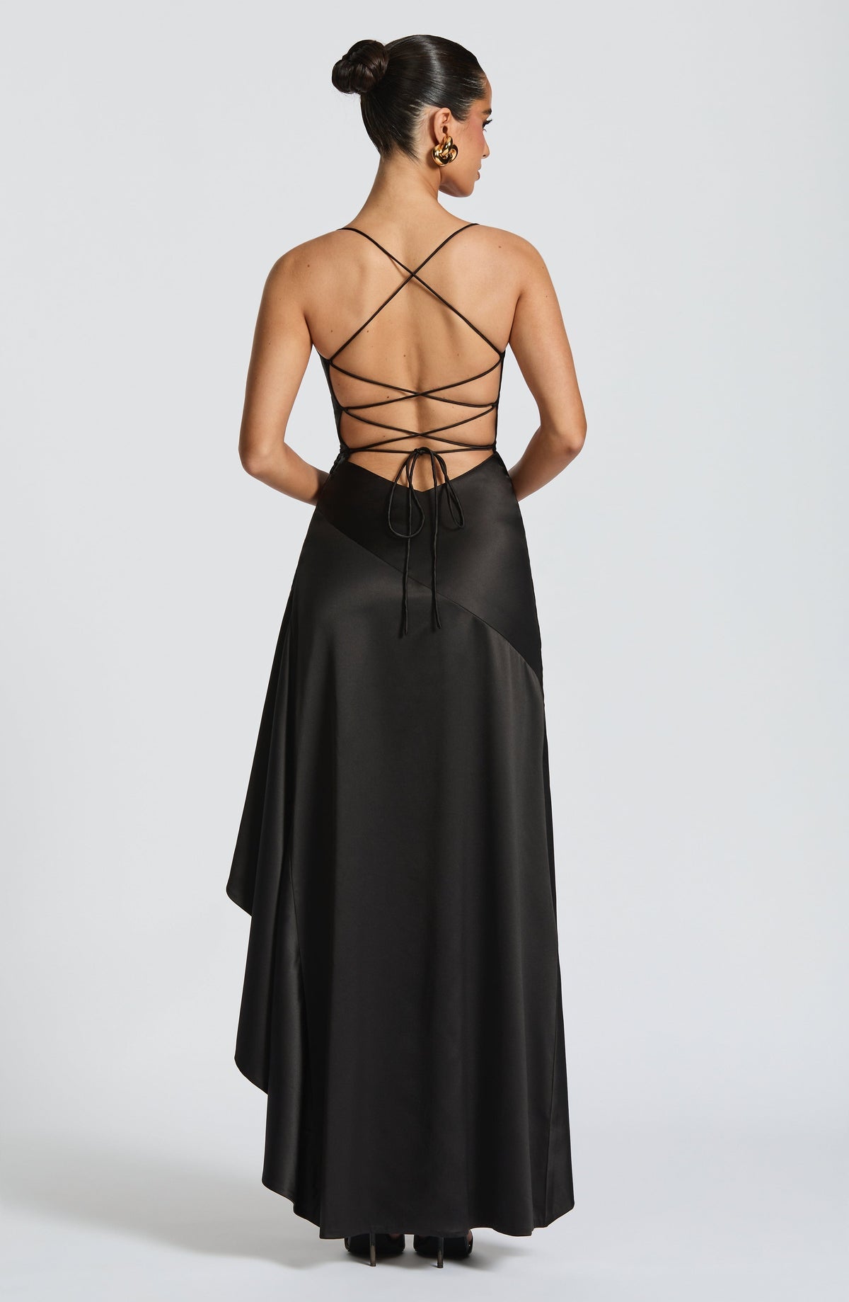 Sorelle Satin Maxi Dress