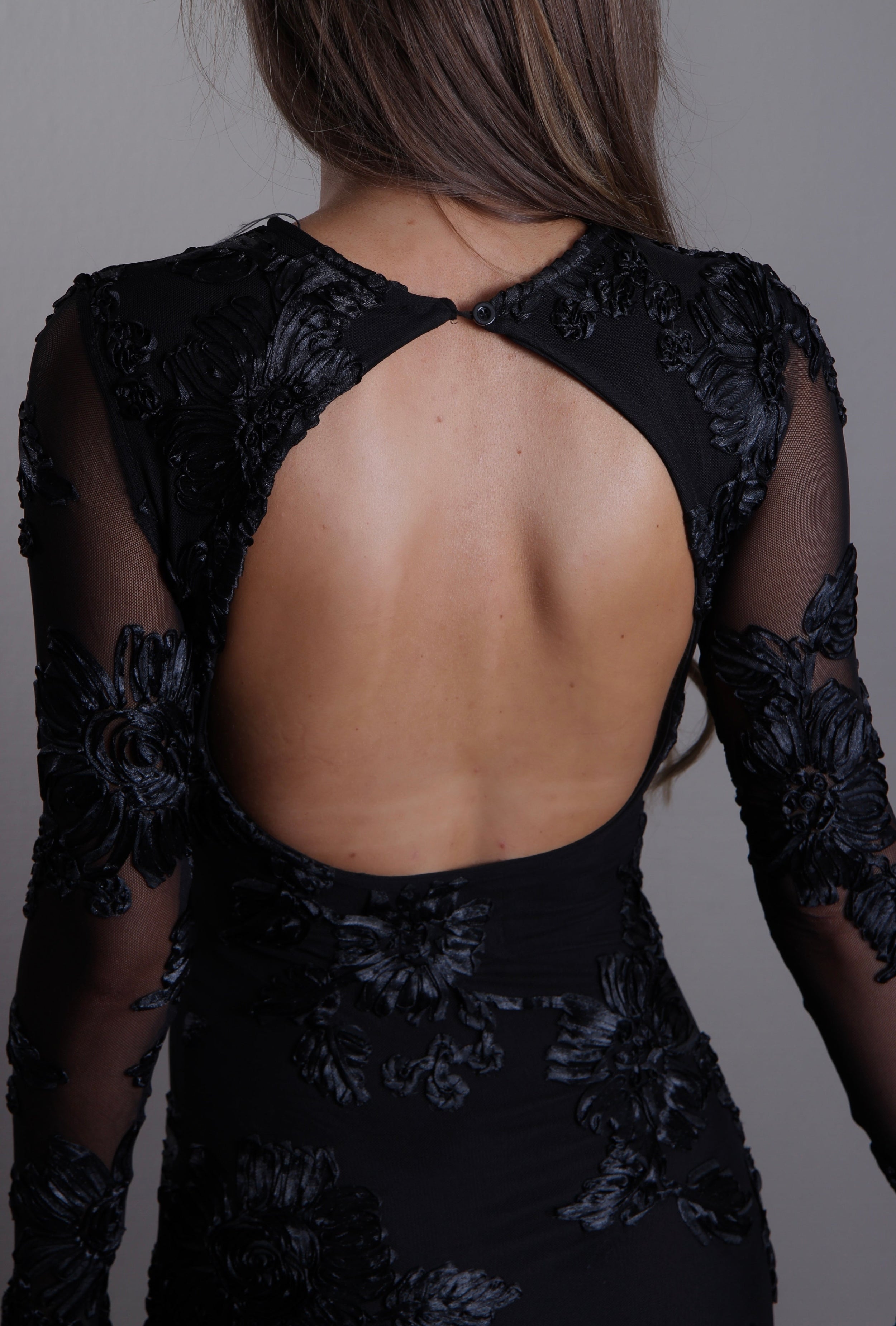 Flora Open Back Dress