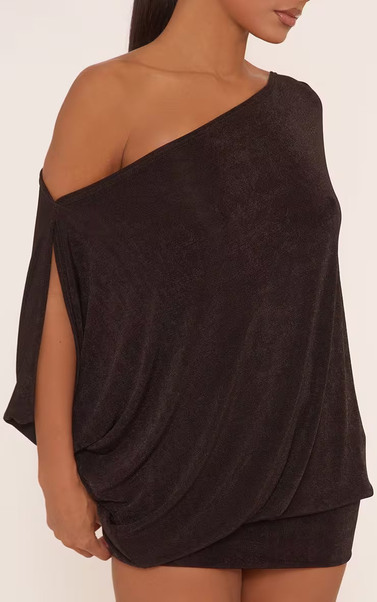 Luxe Off-Shoulder Mini Dress