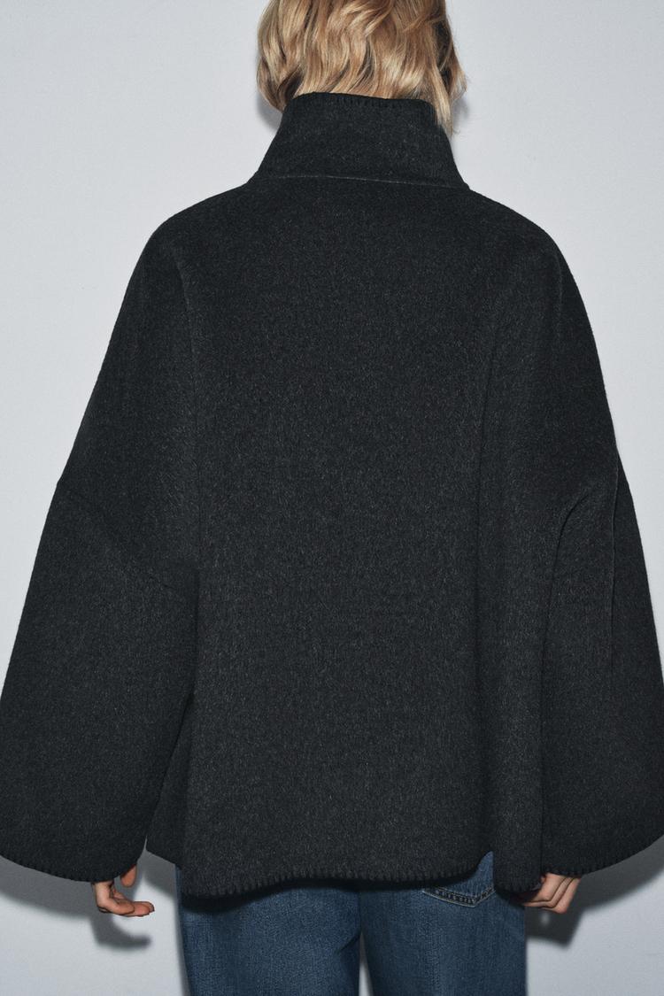Wool Stitch Coat