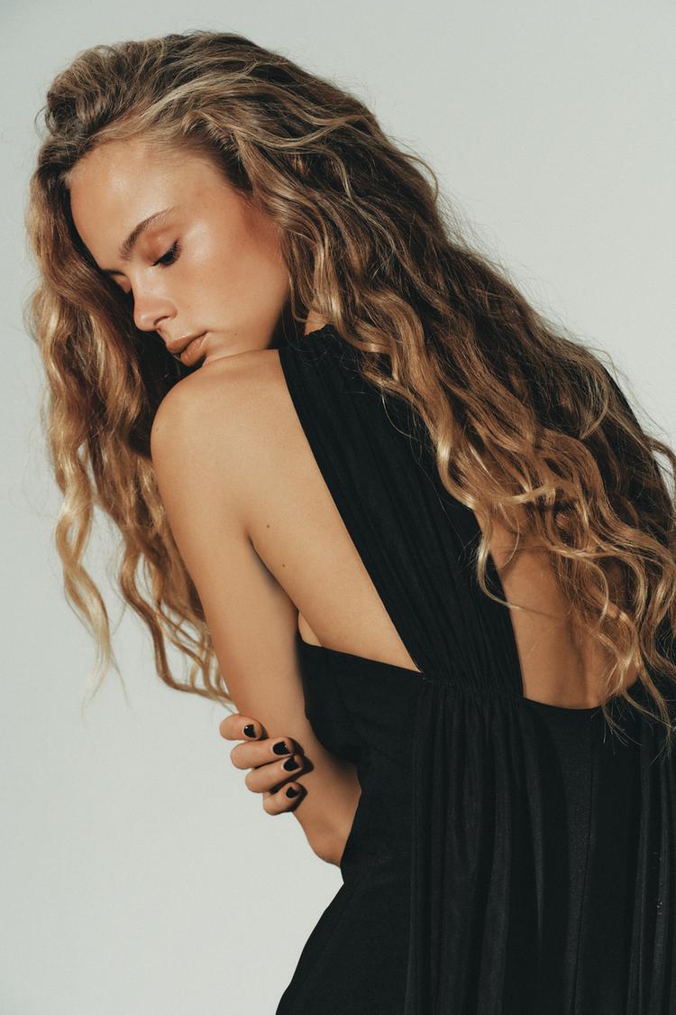 Selene | Off-Shoulder Midi Dress