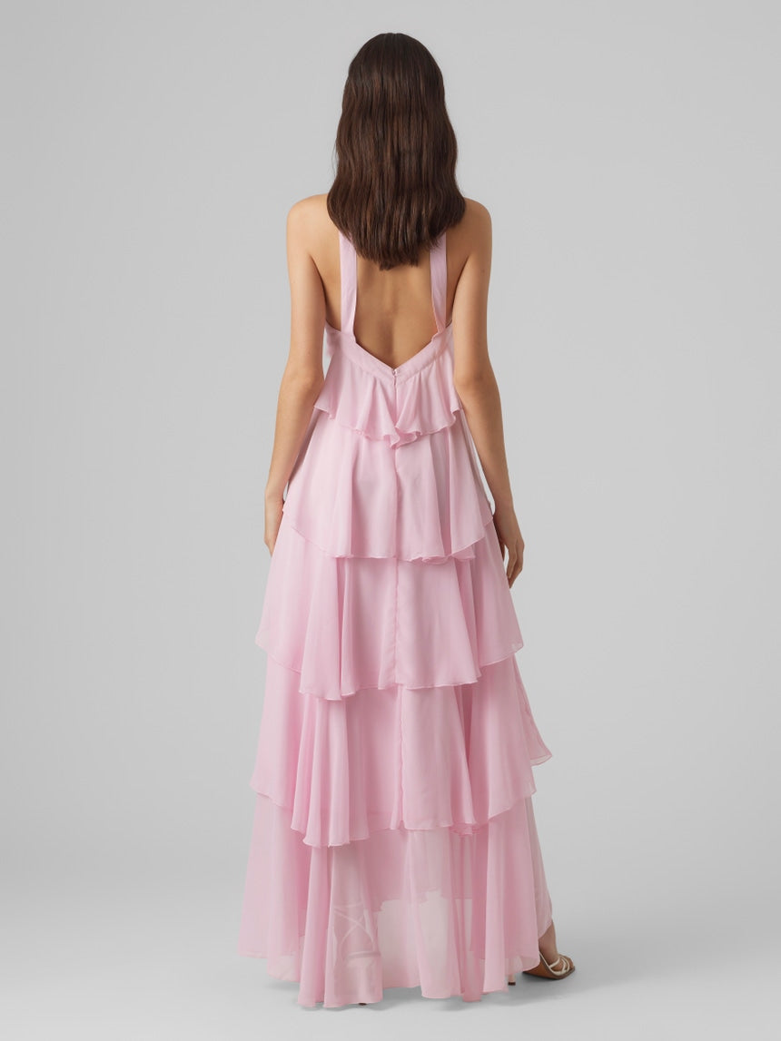 Élan Halter Maxi Dress